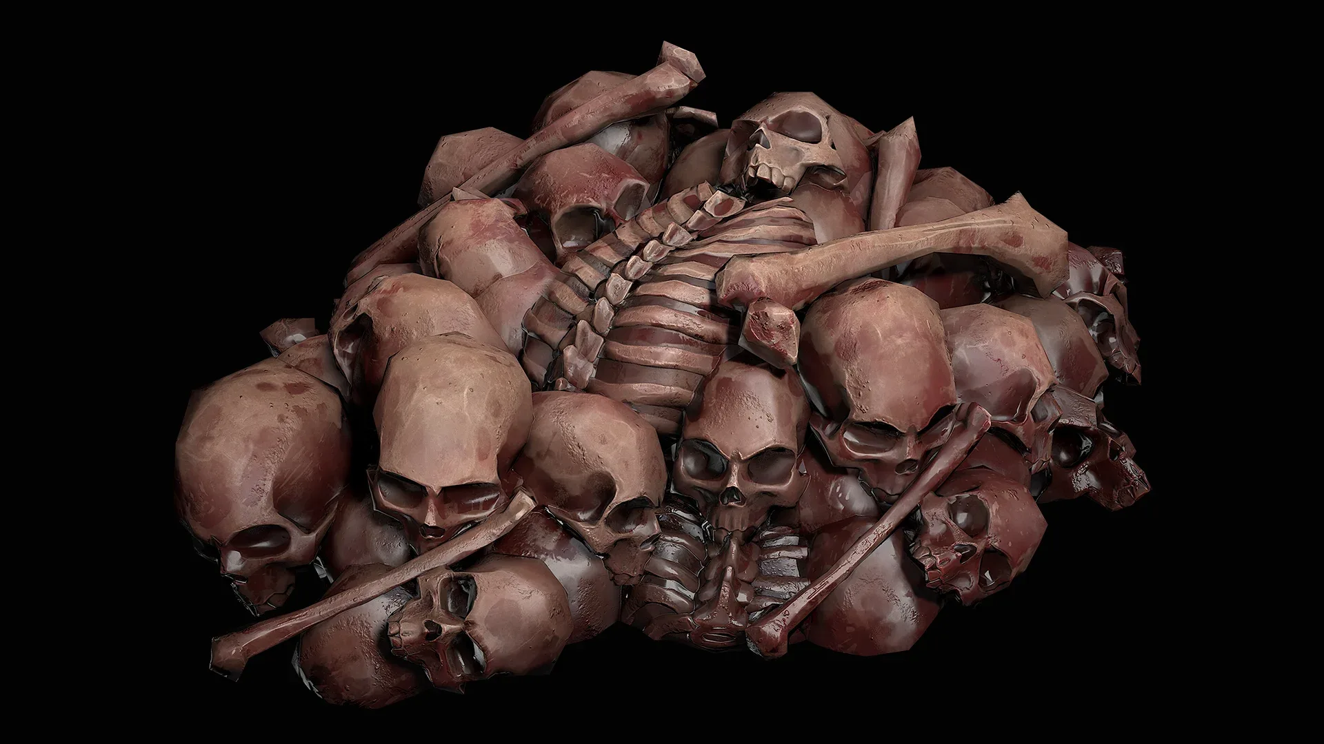 Pile of bones