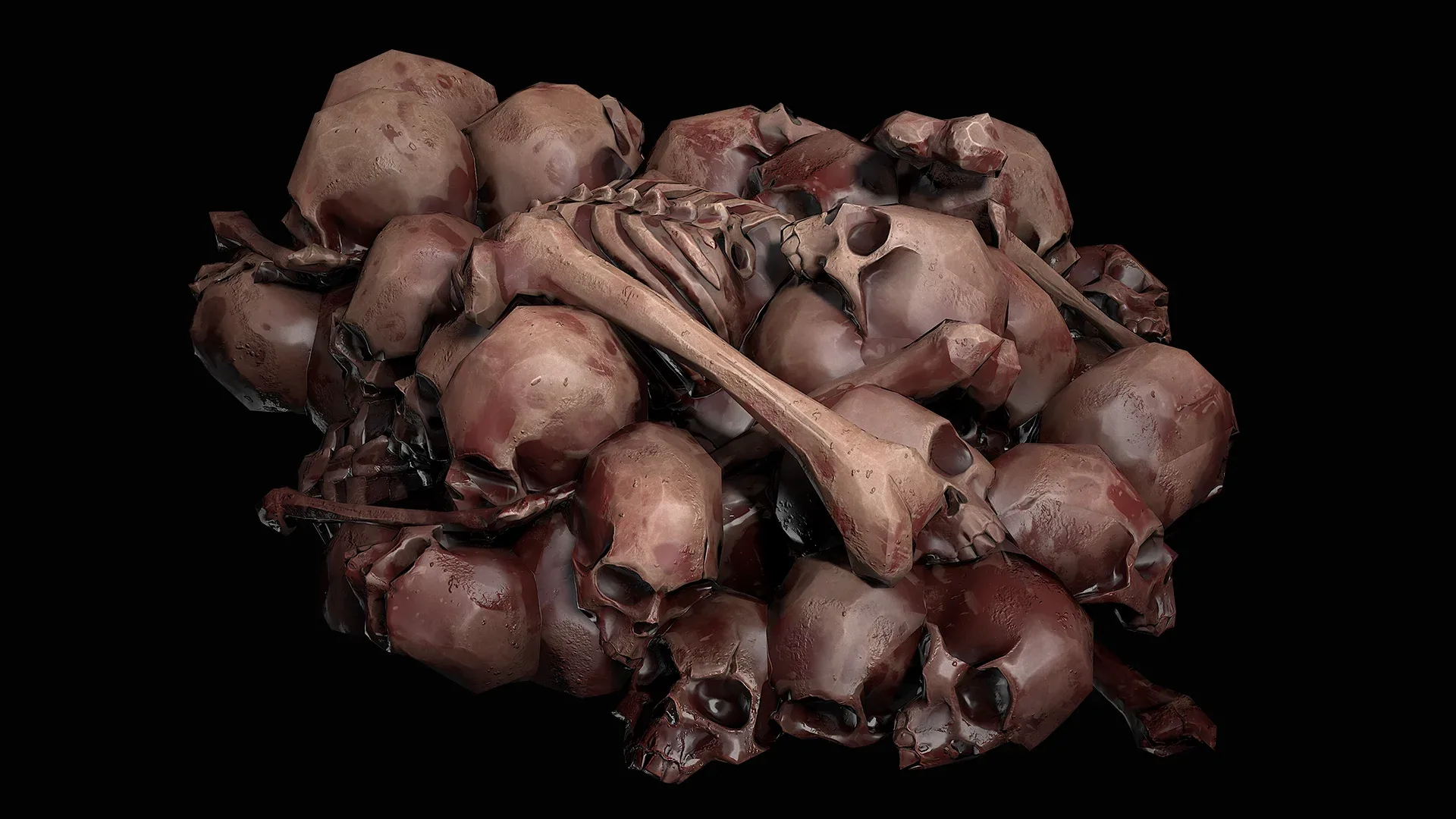 Pile of bones