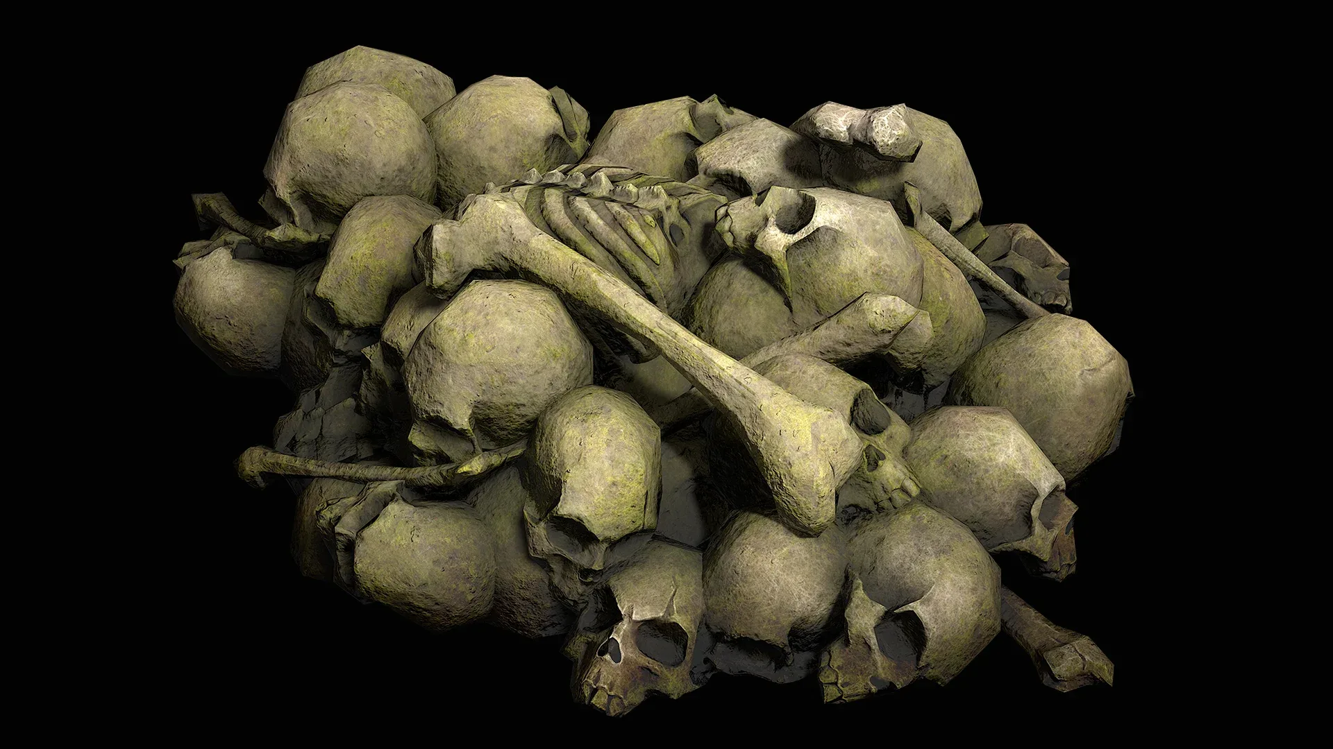 Pile of bones