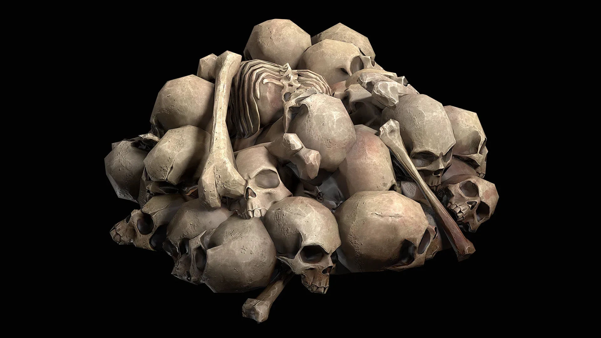 Pile of bones