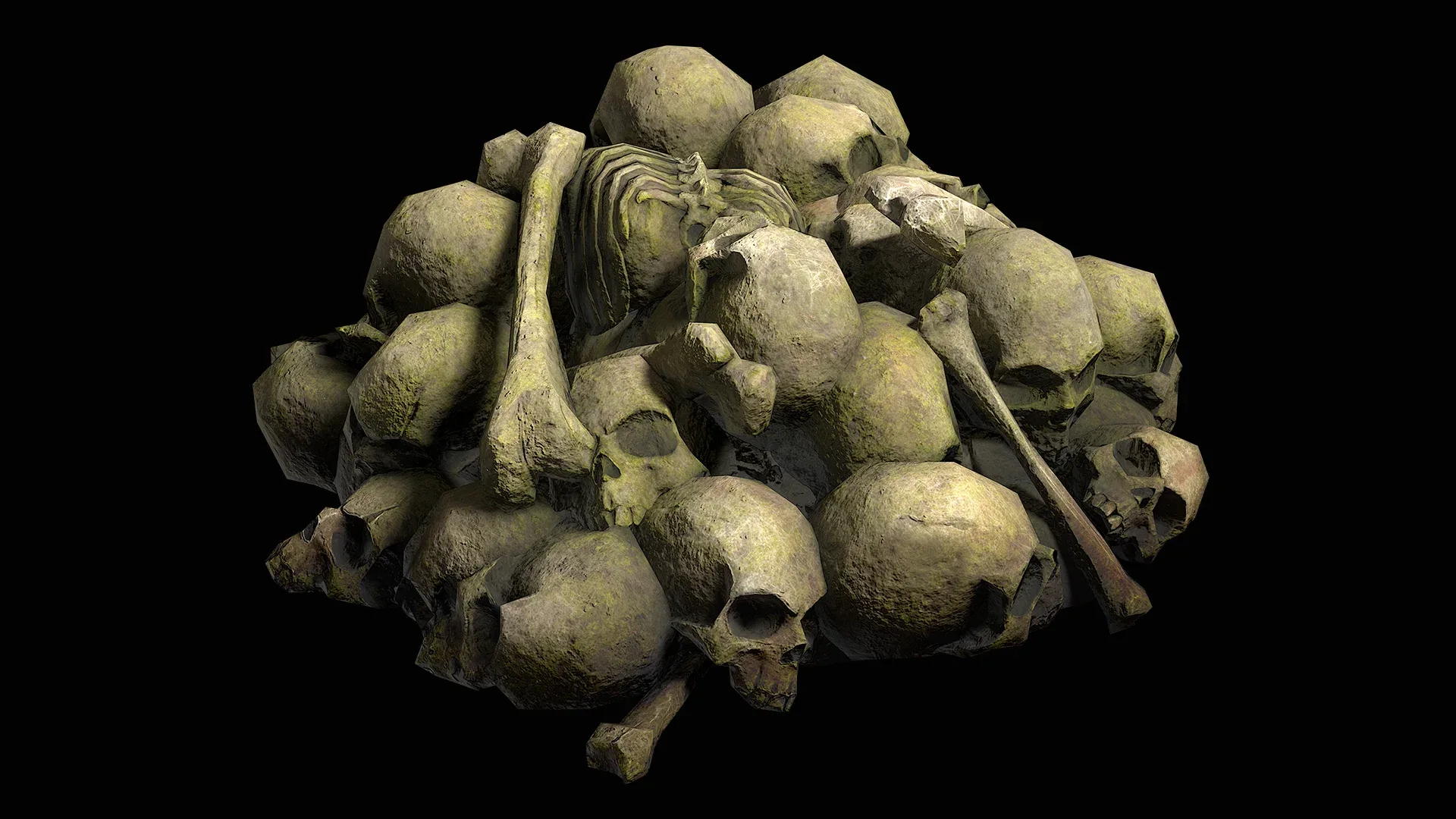 Pile of bones