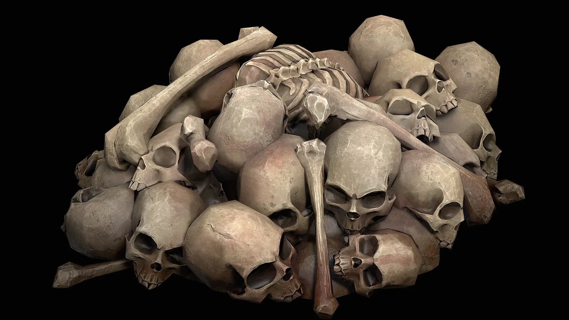 Pile of bones