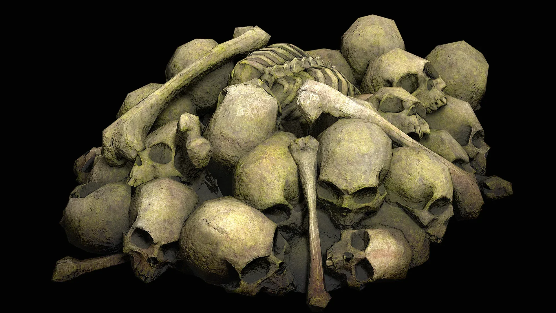 Pile of bones