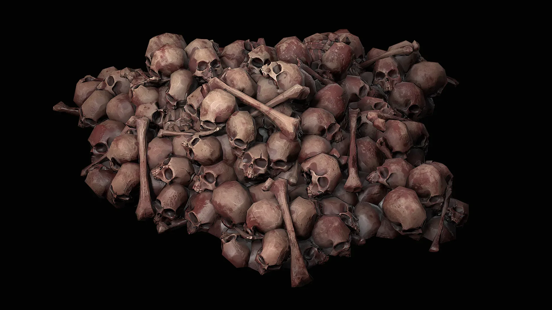Pile of Bones and Skulls