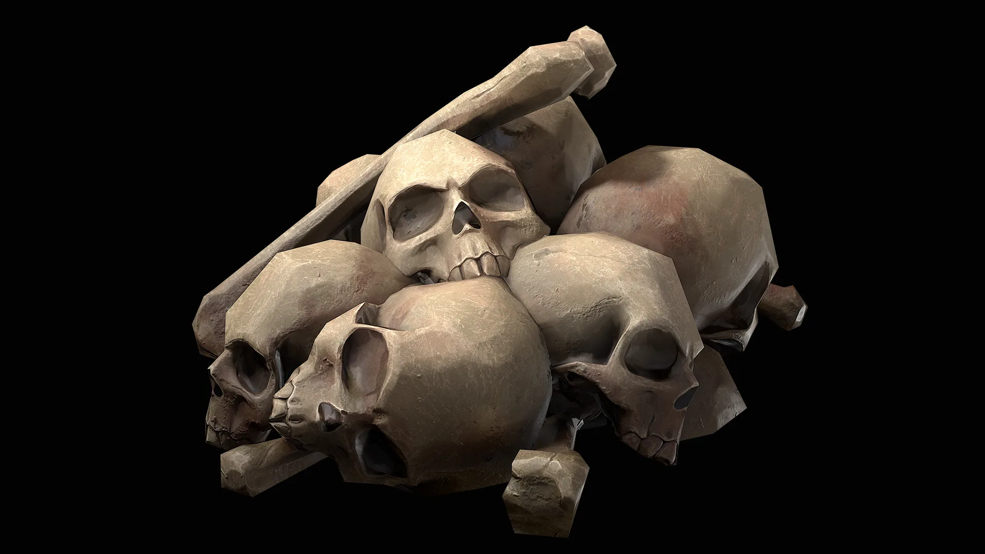 Pile of Bones and Skulls Set