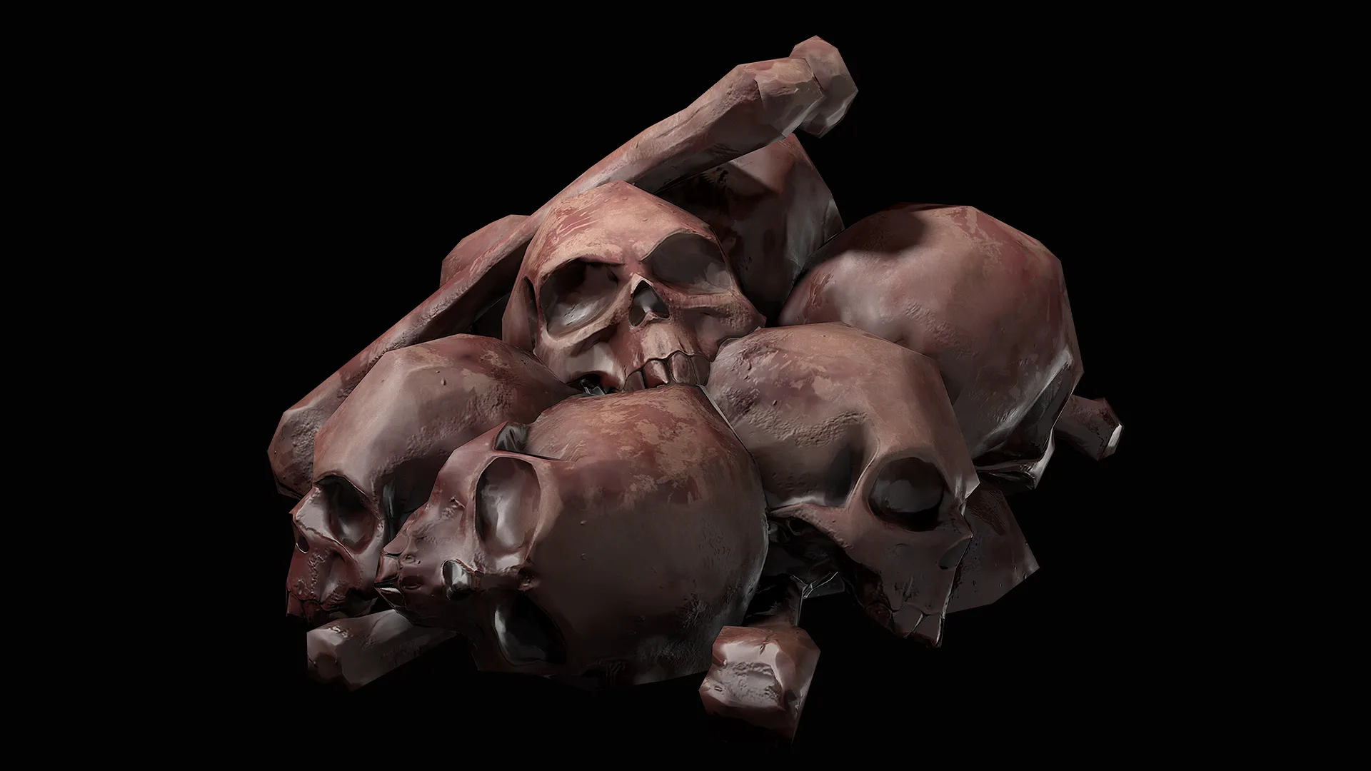 Pile of Bones and Skulls Set