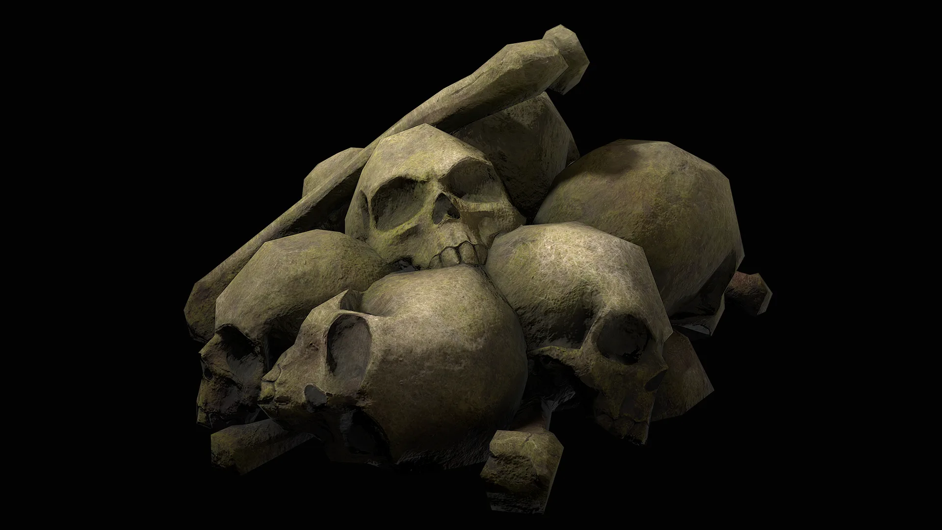 Pile of Bones and Skulls Set