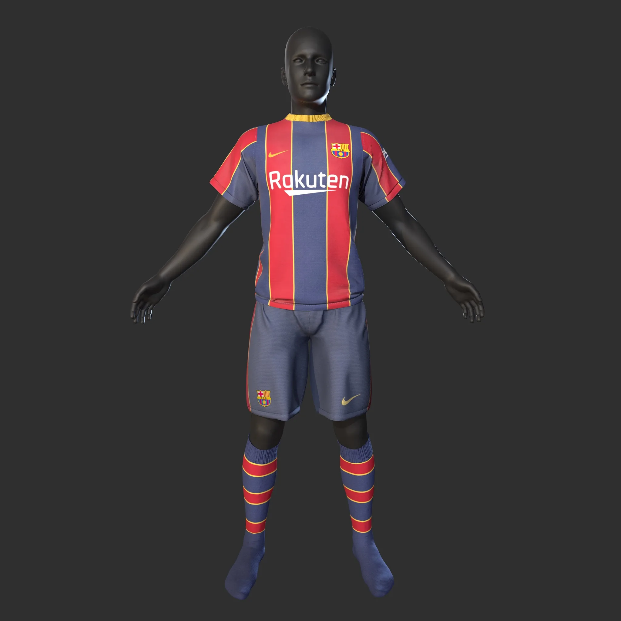 Barcelona Football Cloth