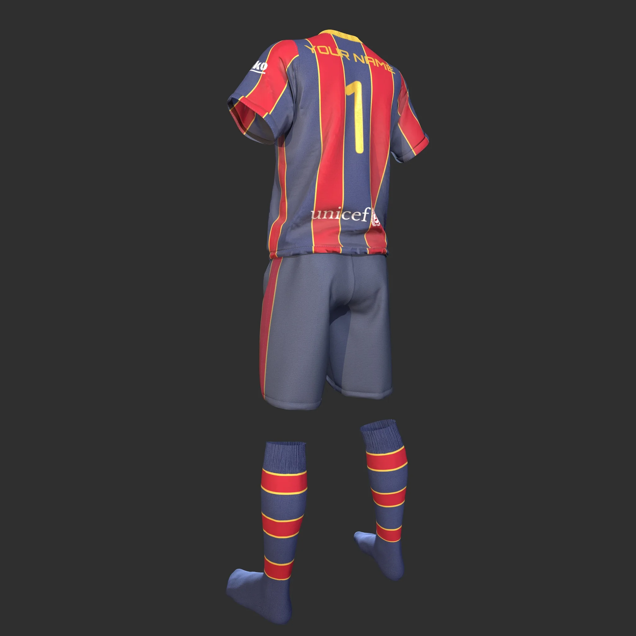 Barcelona Football Cloth