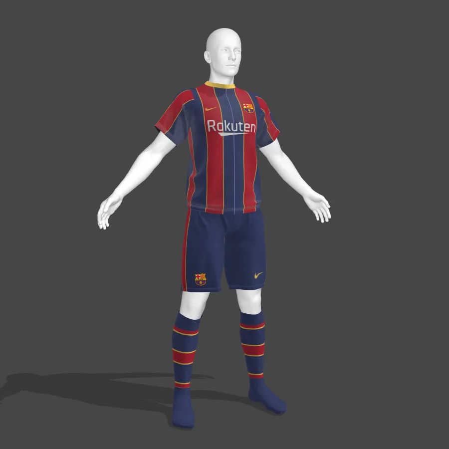 Barcelona Football Cloth