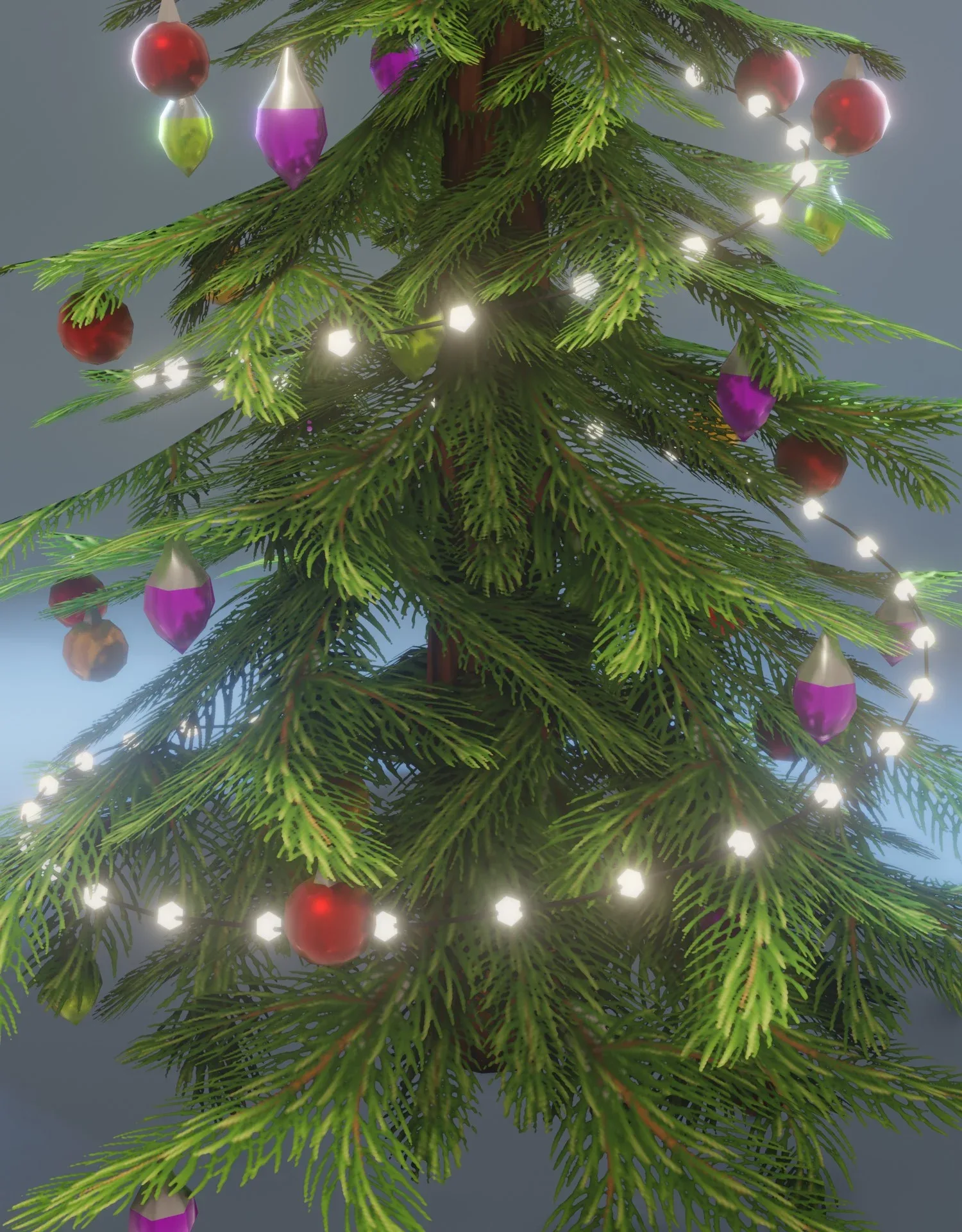 Stylized Christmas Tree 3D Model