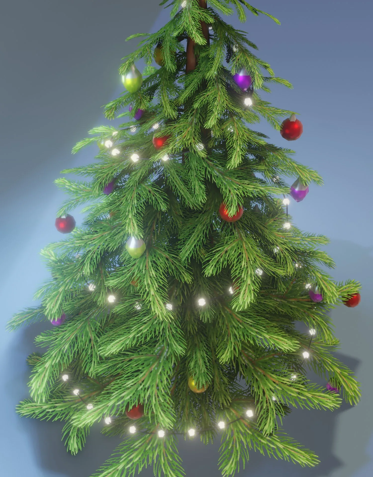 Stylized Christmas Tree 3D Model