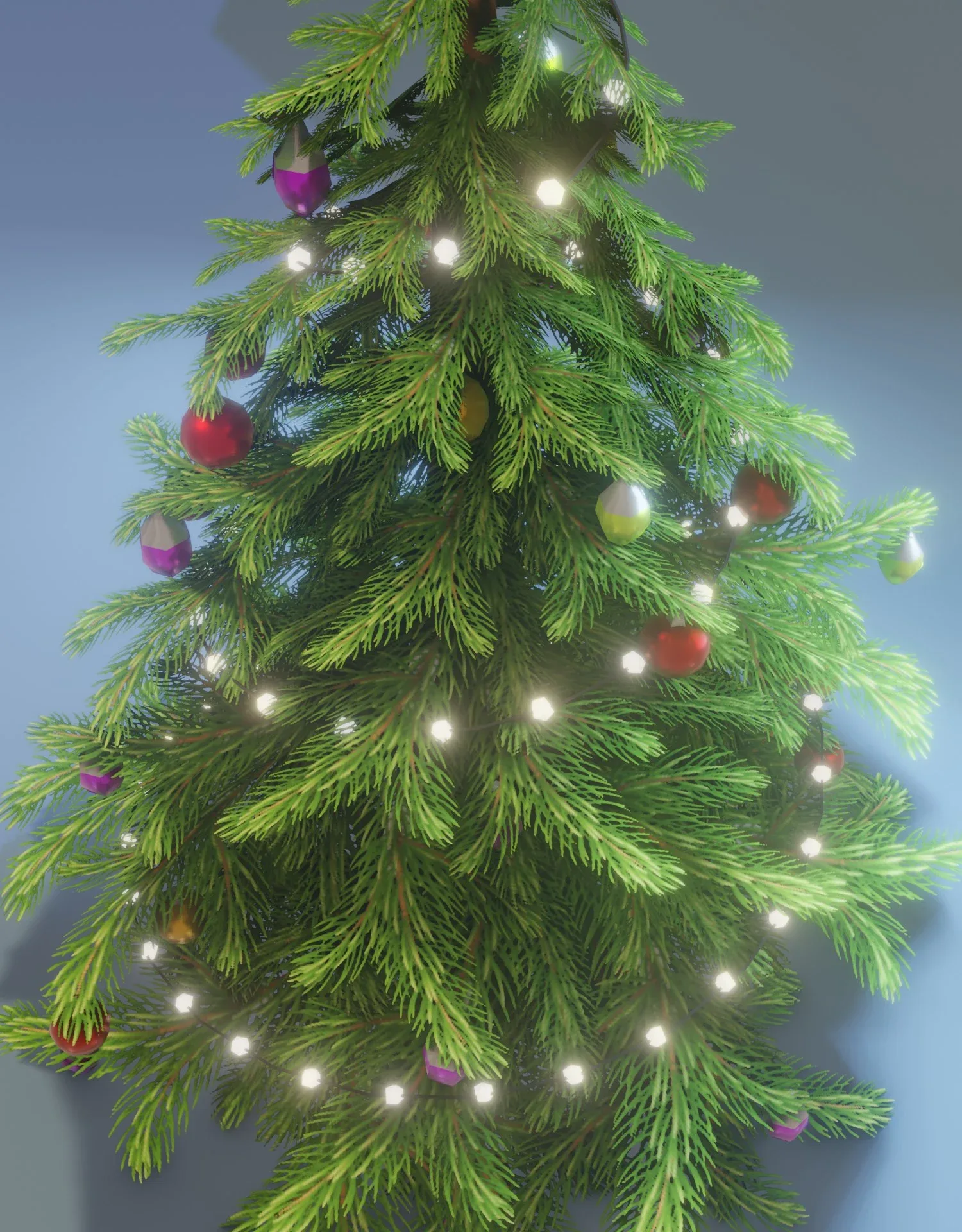 Stylized Christmas Tree 3D Model