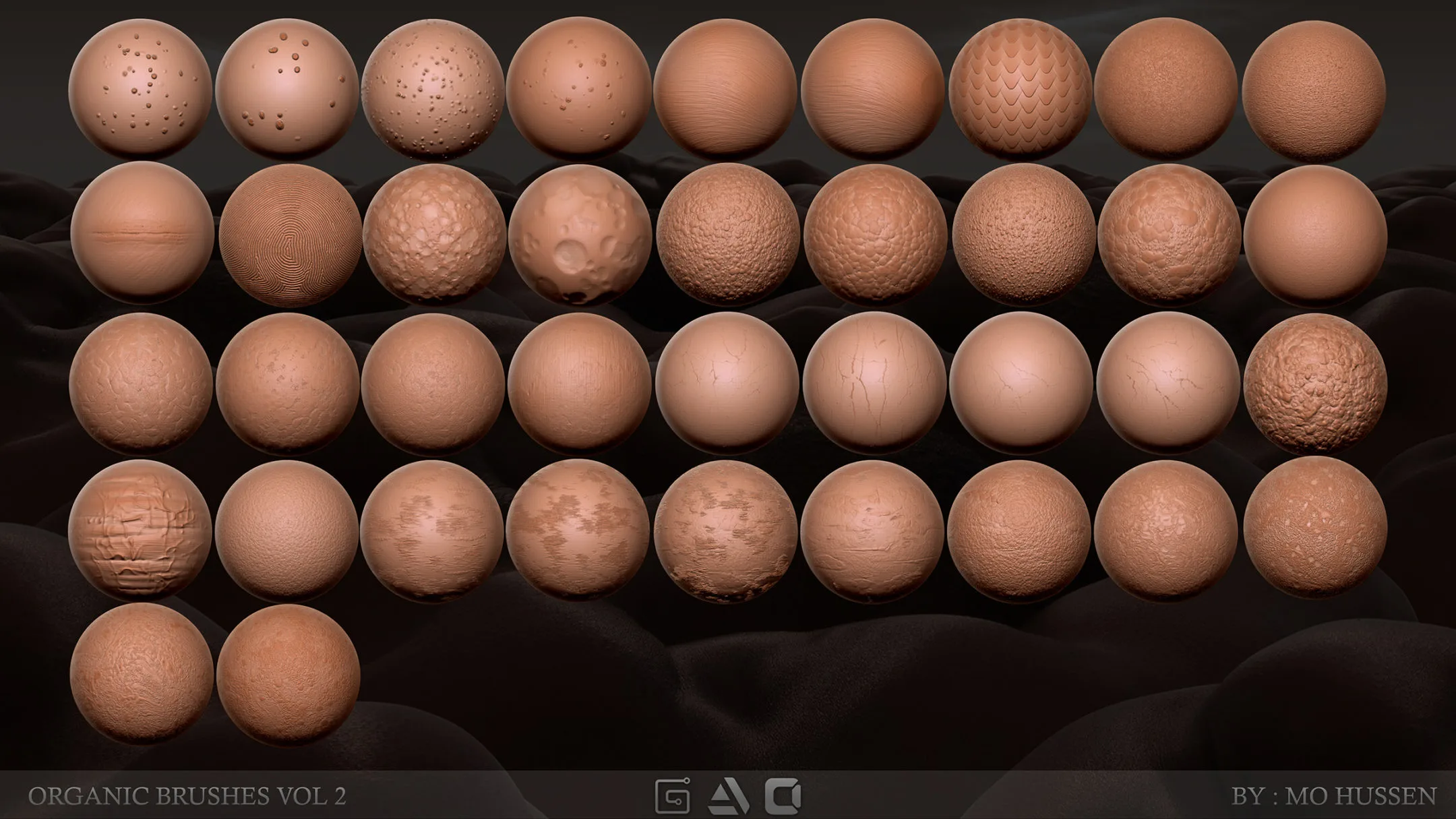 +220 4K Brushes Skin (Seamless and Tileable)