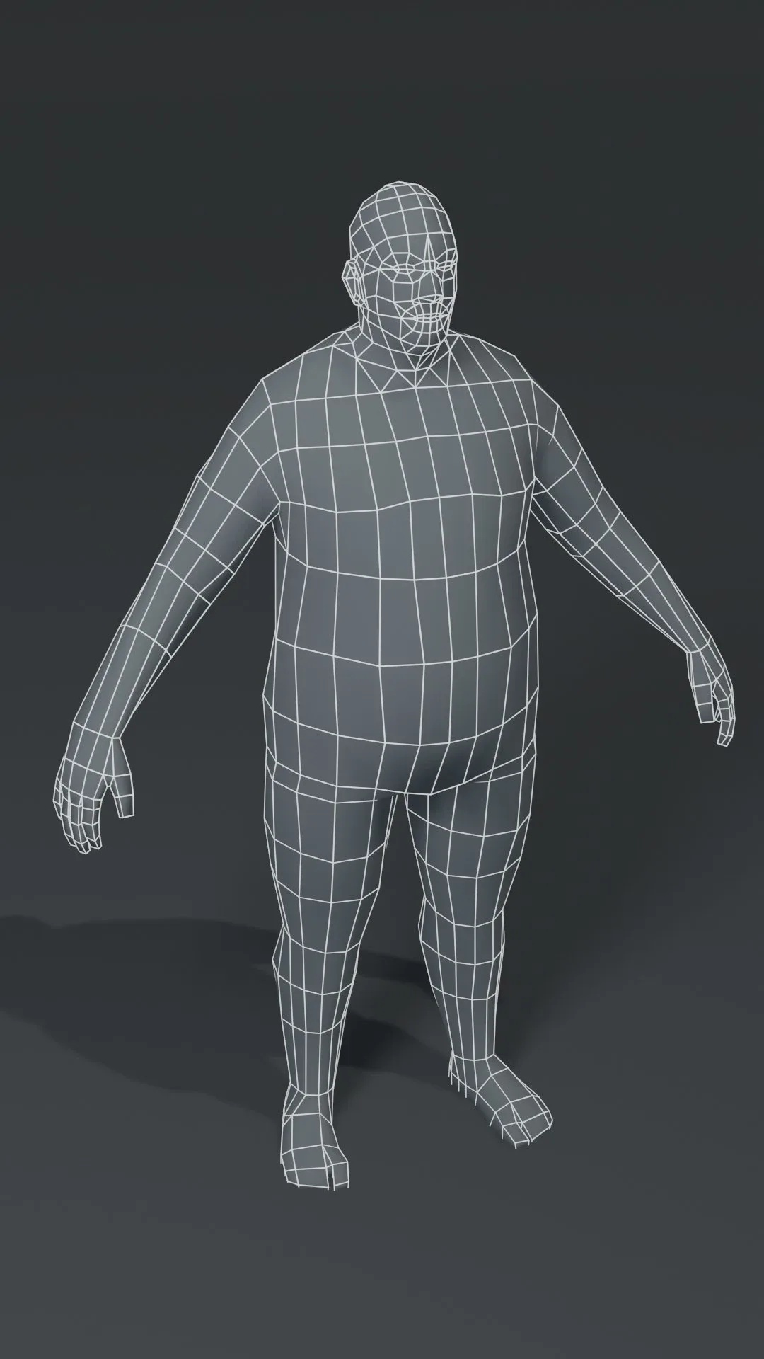 Human Body Base Mesh 10 3D Models Pack 1000 Polygons