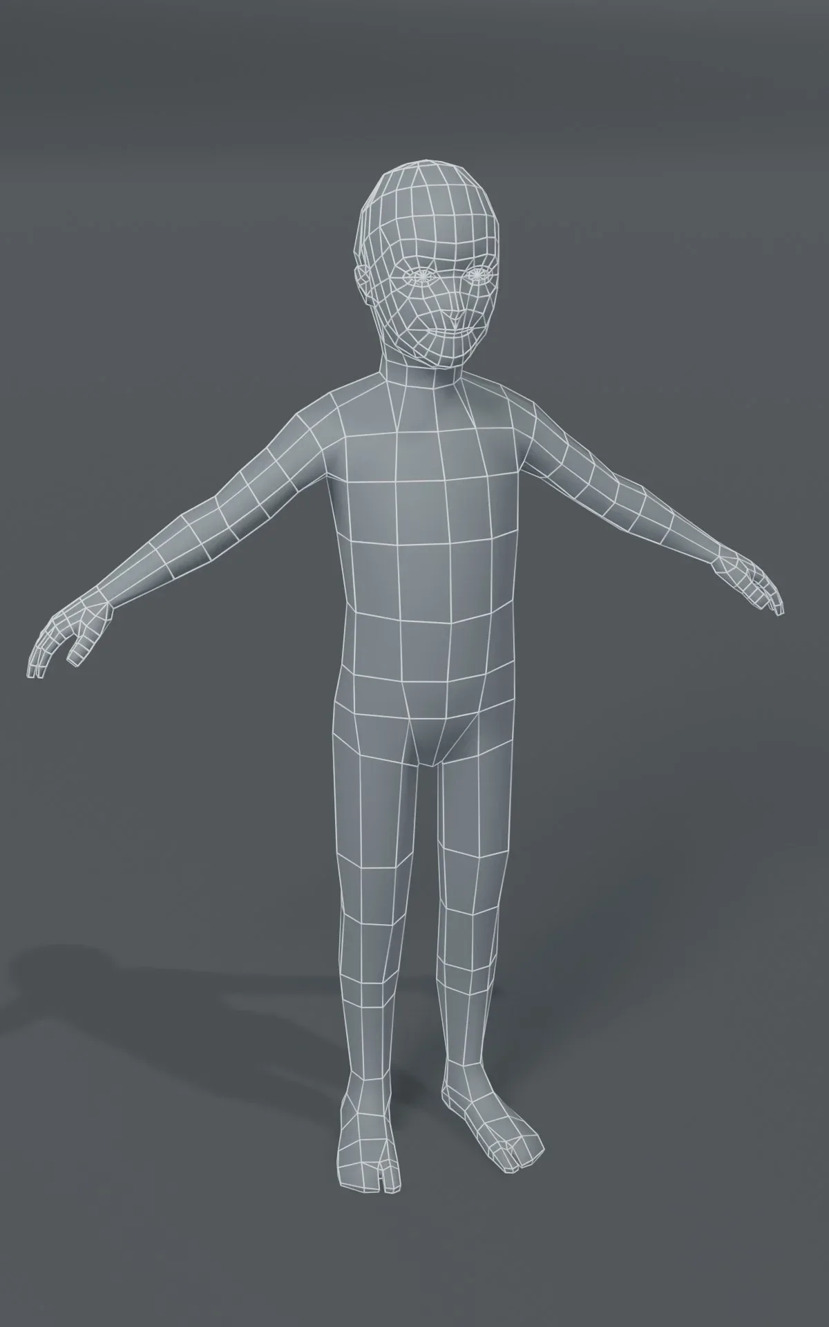 Human Body Base Mesh 10 3D Models Pack 1000 Polygons