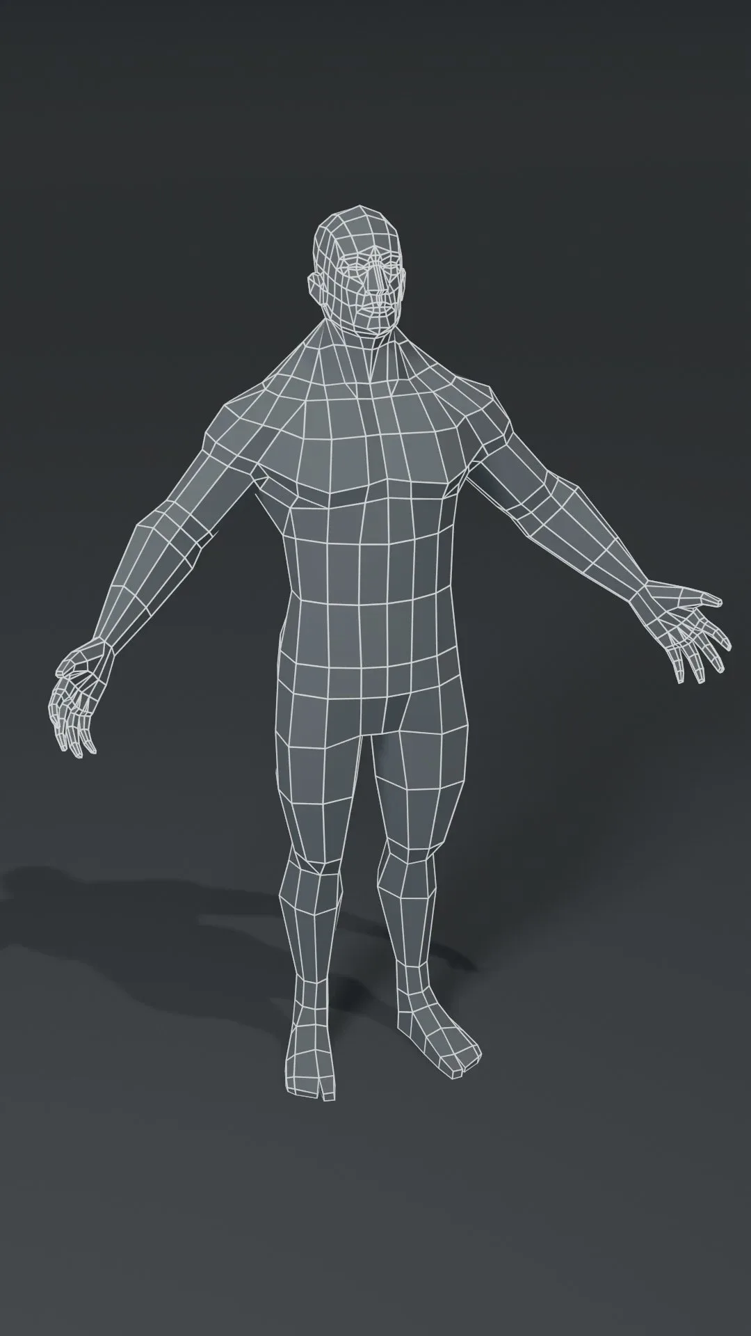 Human Body Base Mesh 10 3D Models Pack 1000 Polygons