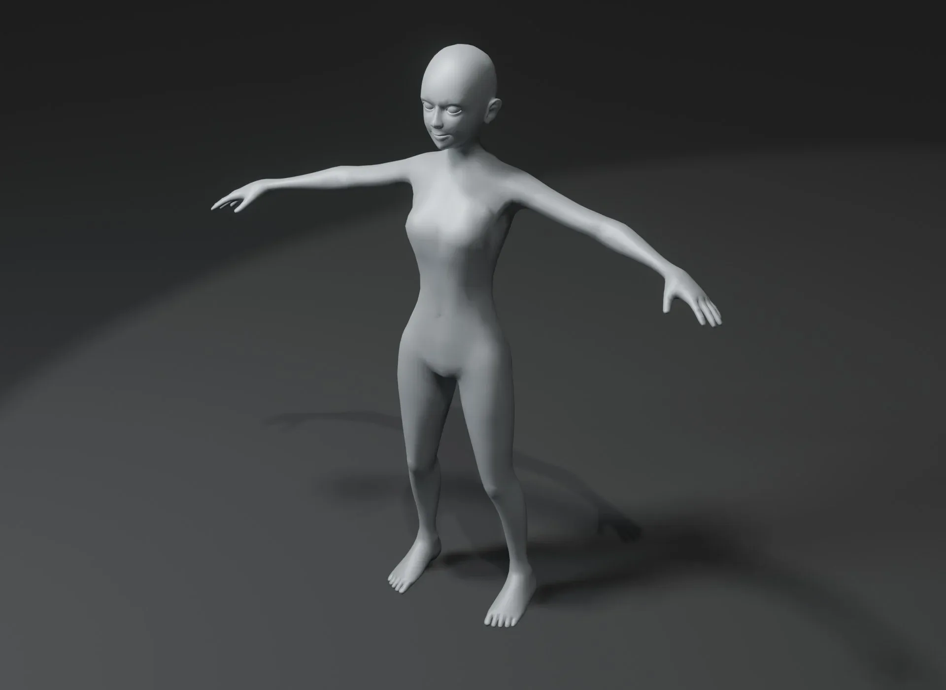 Human Body Base Mesh 10 3D Models Pack 10k Polygons