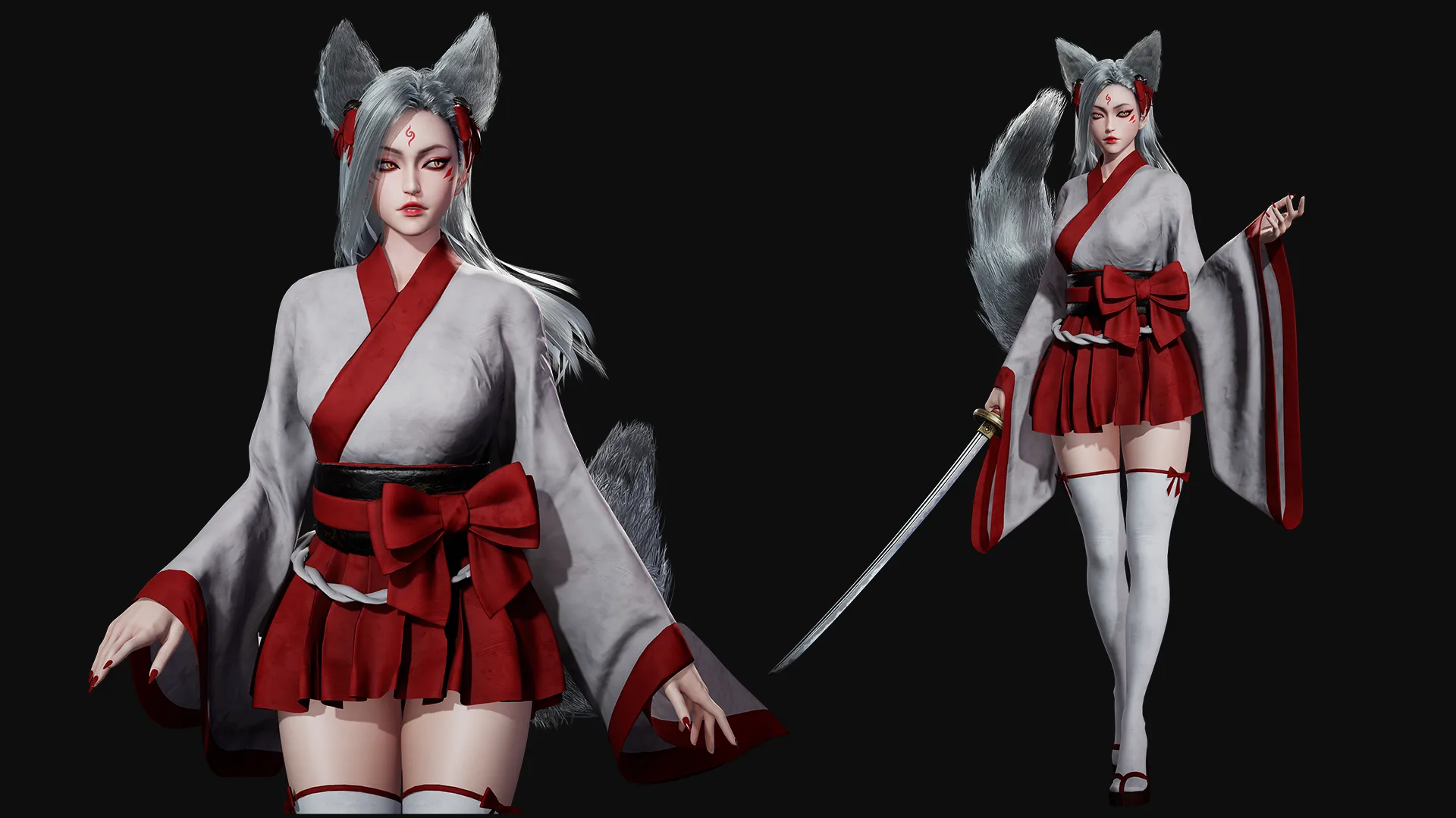 Kitsune - Game Ready