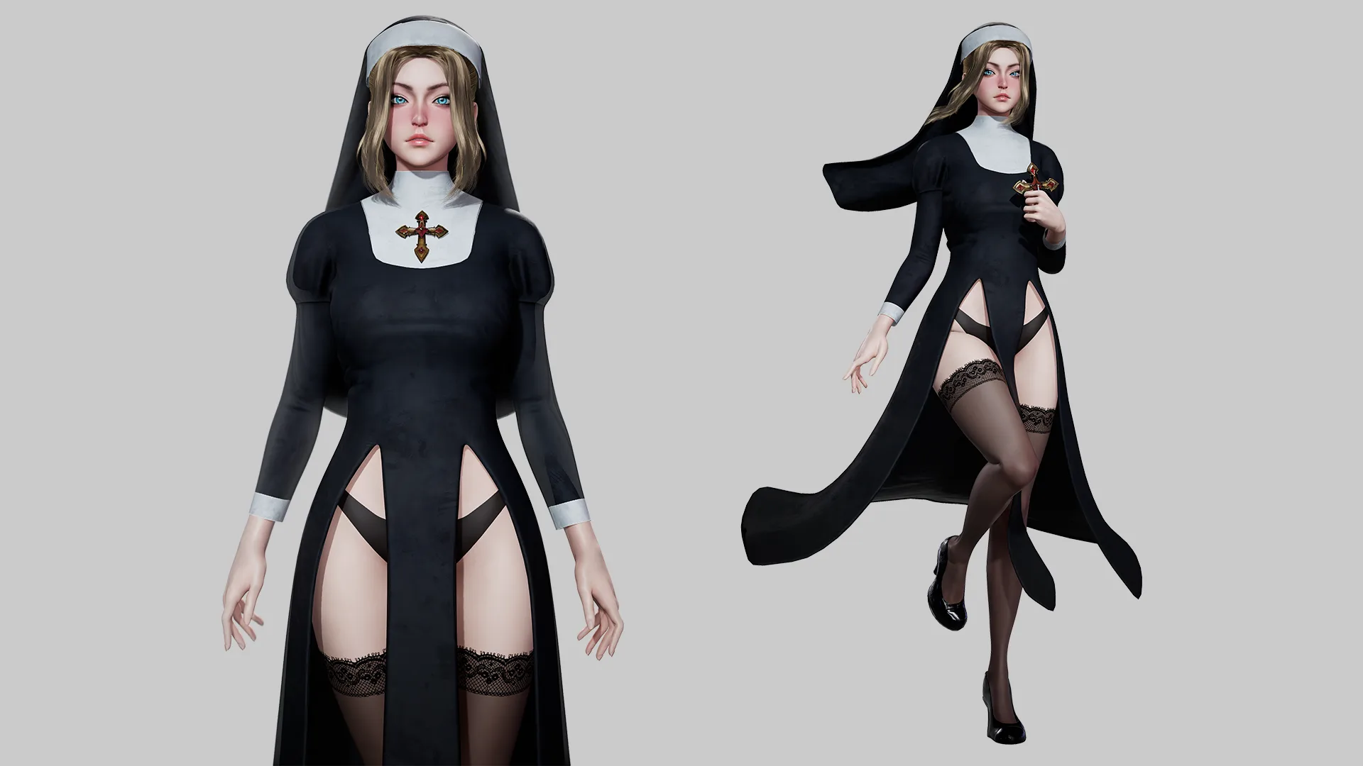 Nun - Game Ready