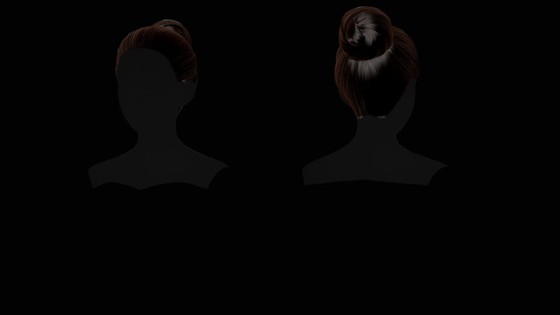 Female Hair Collection - Game Ready