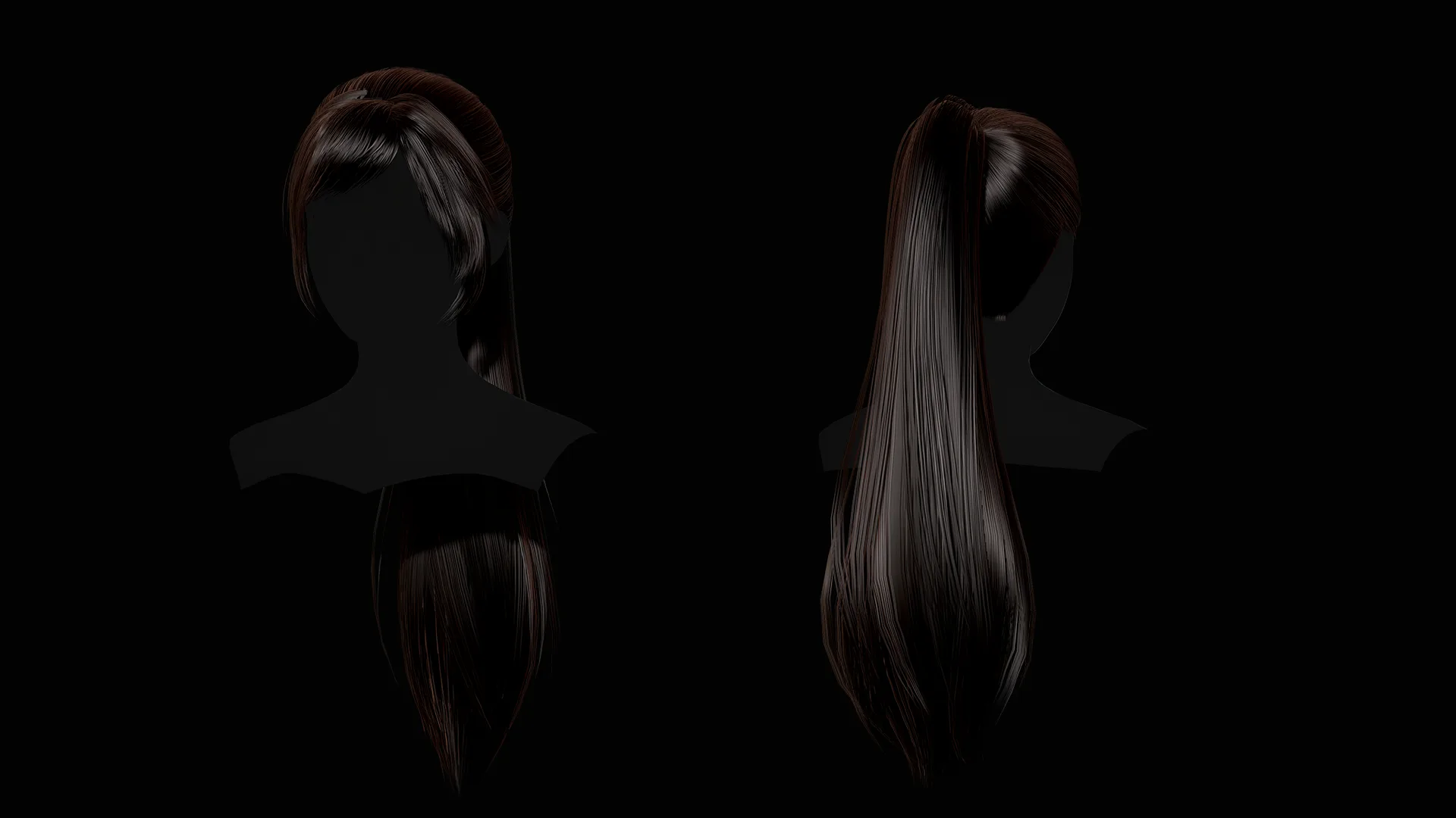 Female Hair Collection - Game Ready