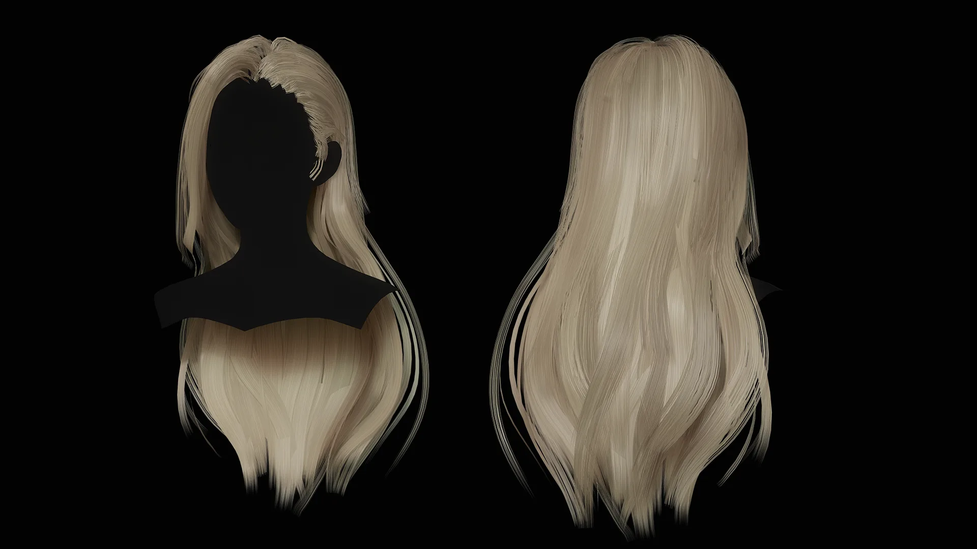 Female Hair Collection - Game Ready