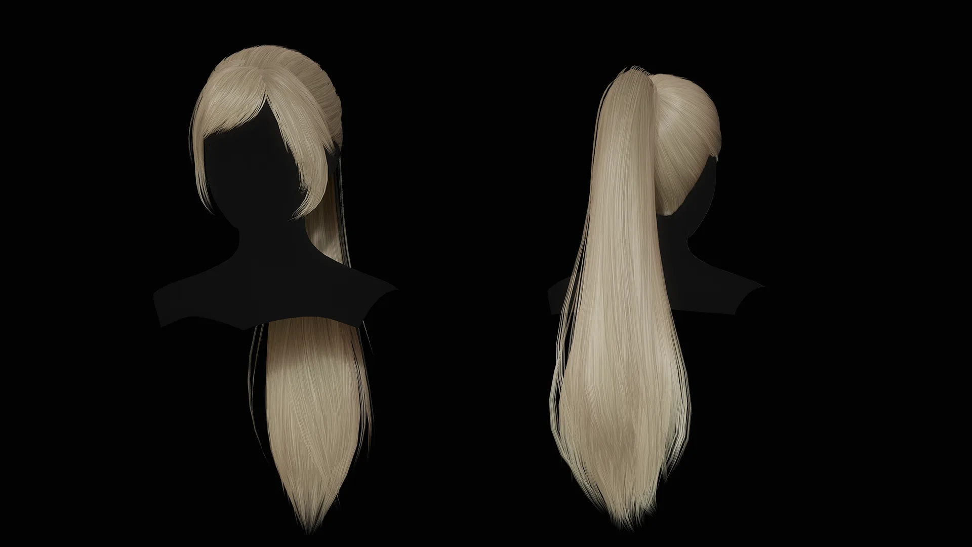 Female Hair Collection - Game Ready