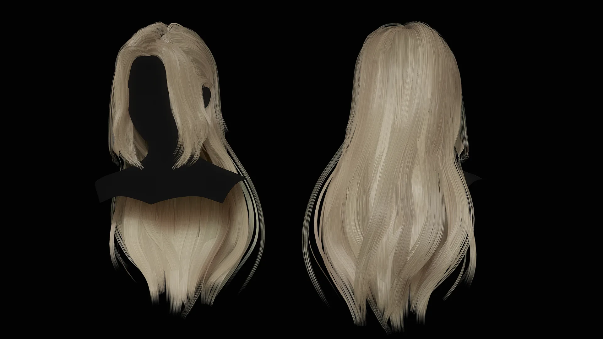 Female Hair Collection - Game Ready