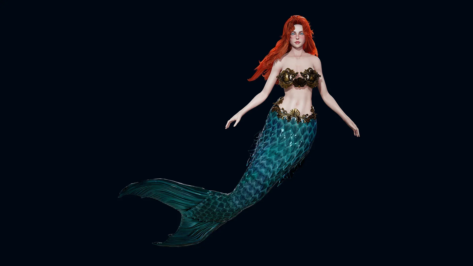 Mermaid - Game Ready