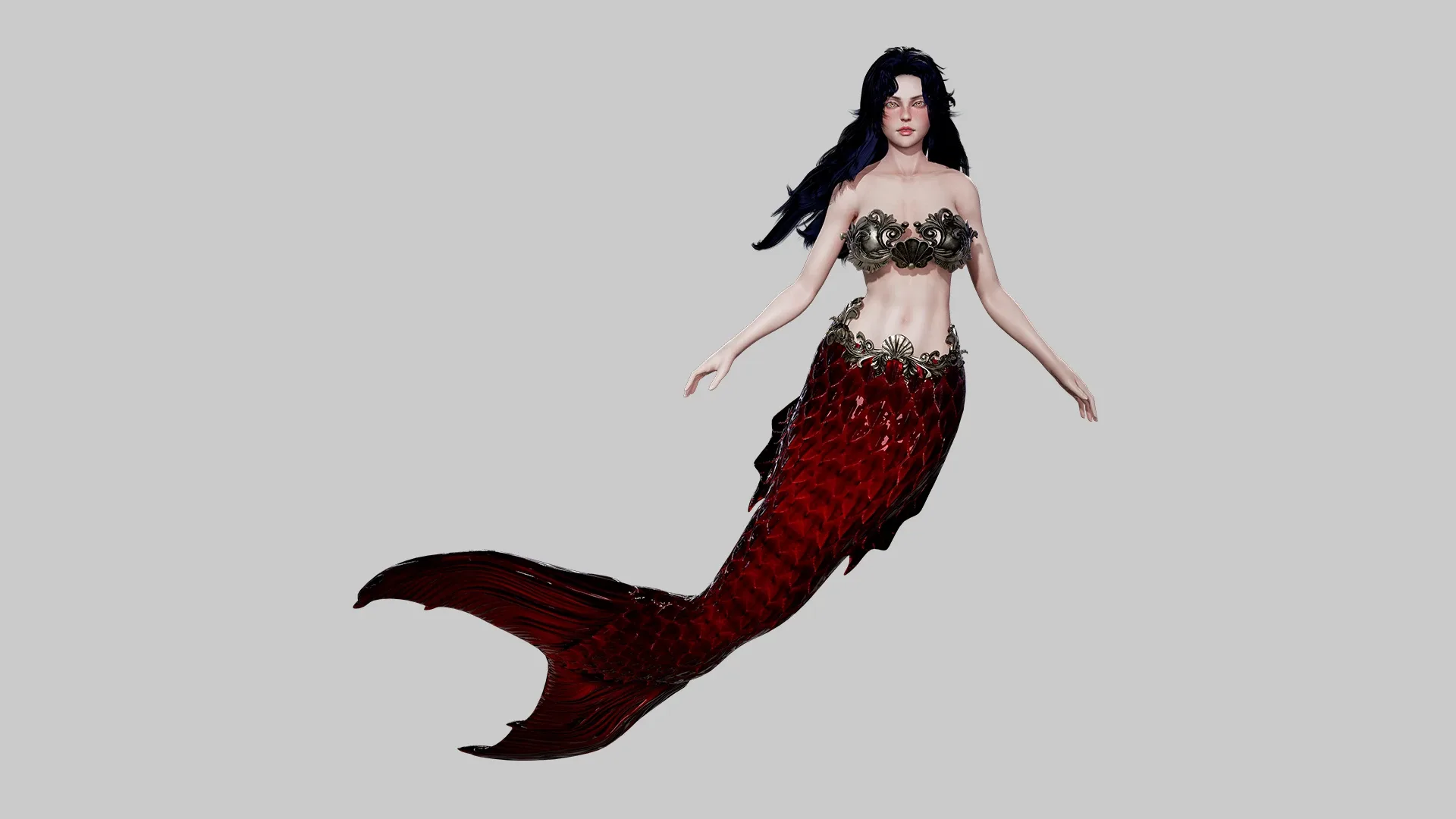 Mermaid - Game Ready