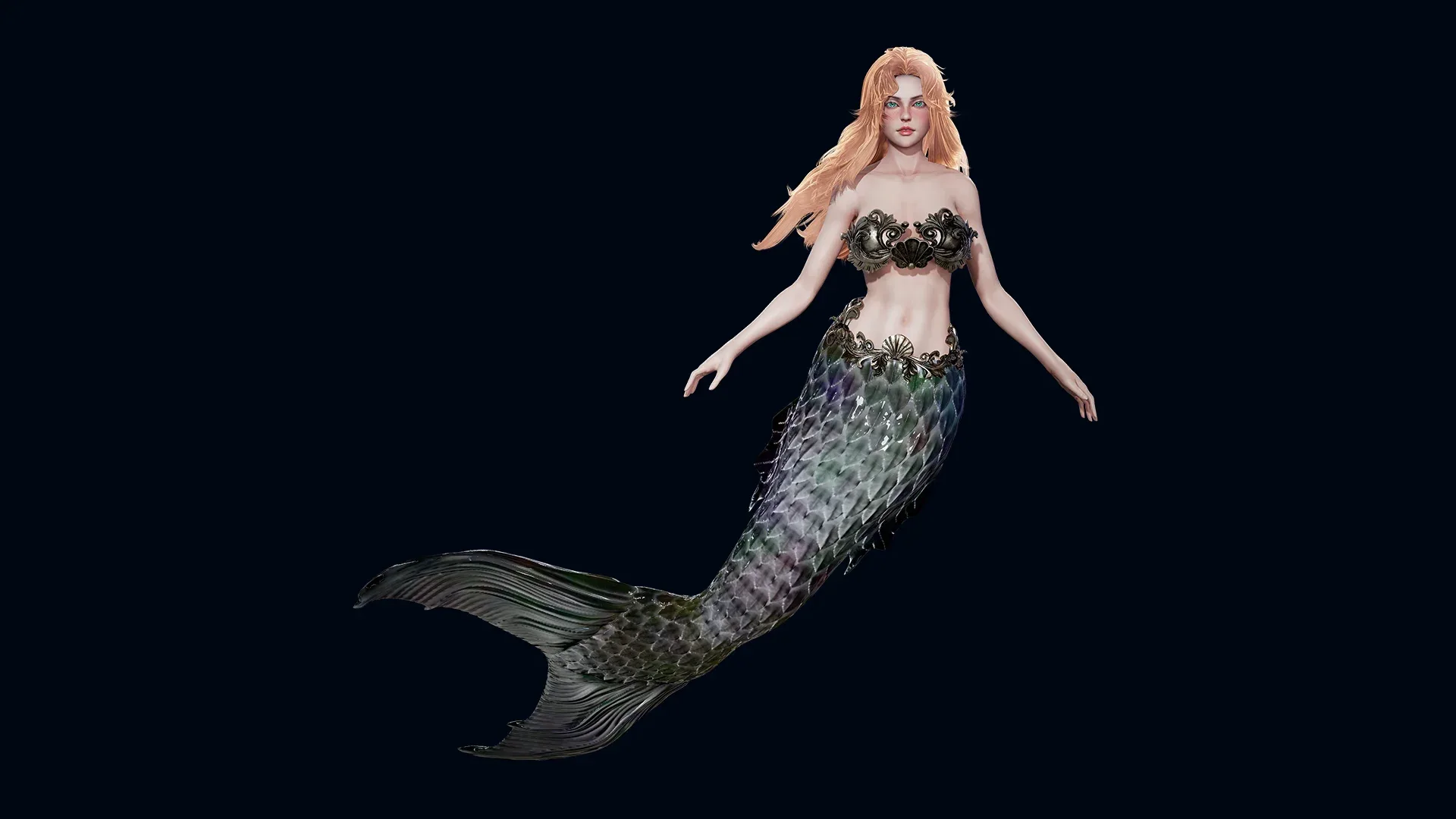 Mermaid - Game Ready