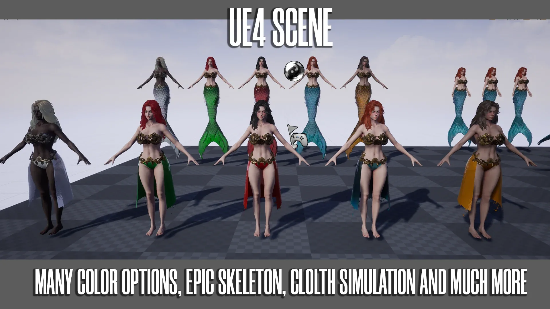 Mermaid - Game Ready
