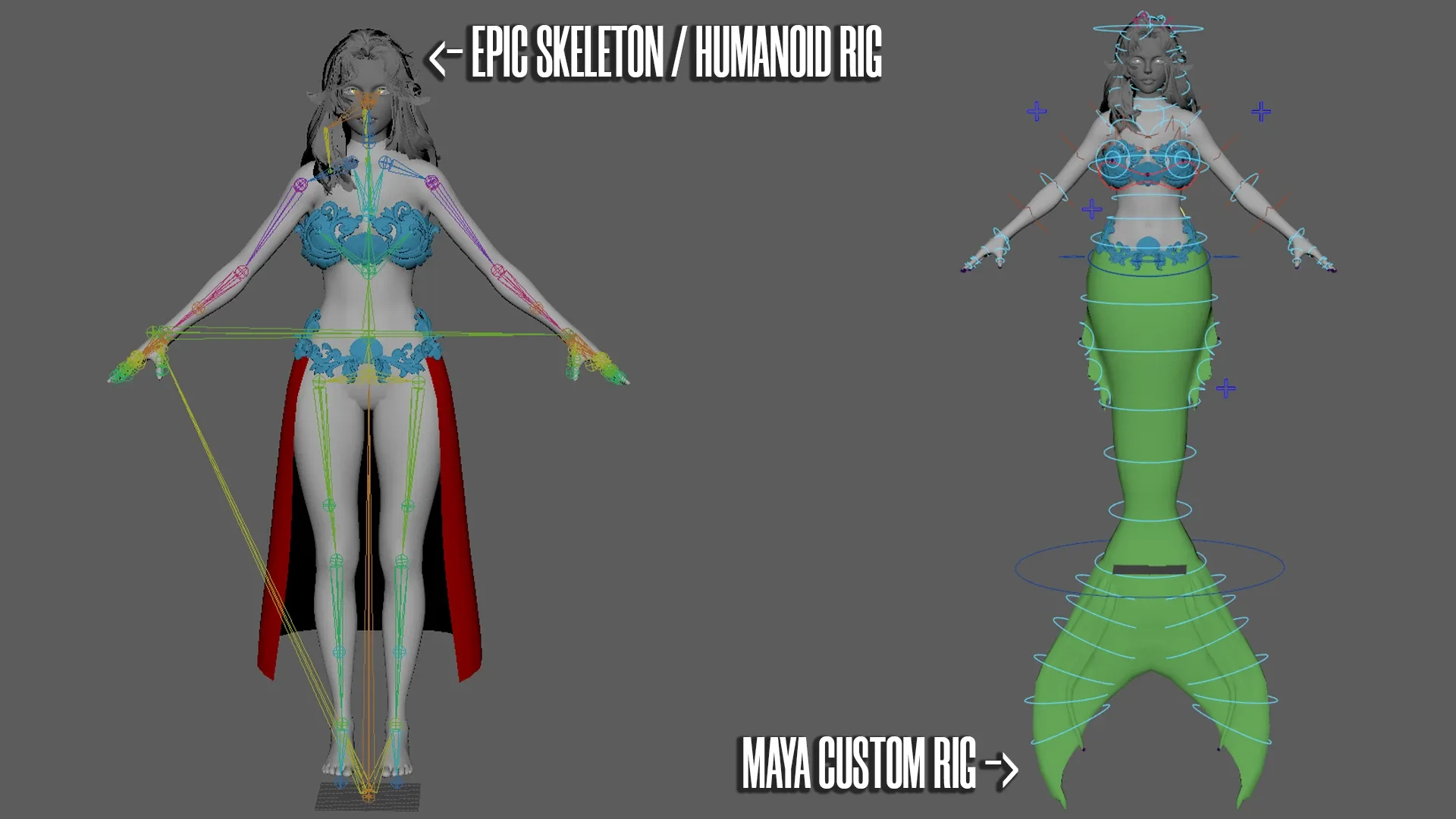 Mermaid - Game Ready