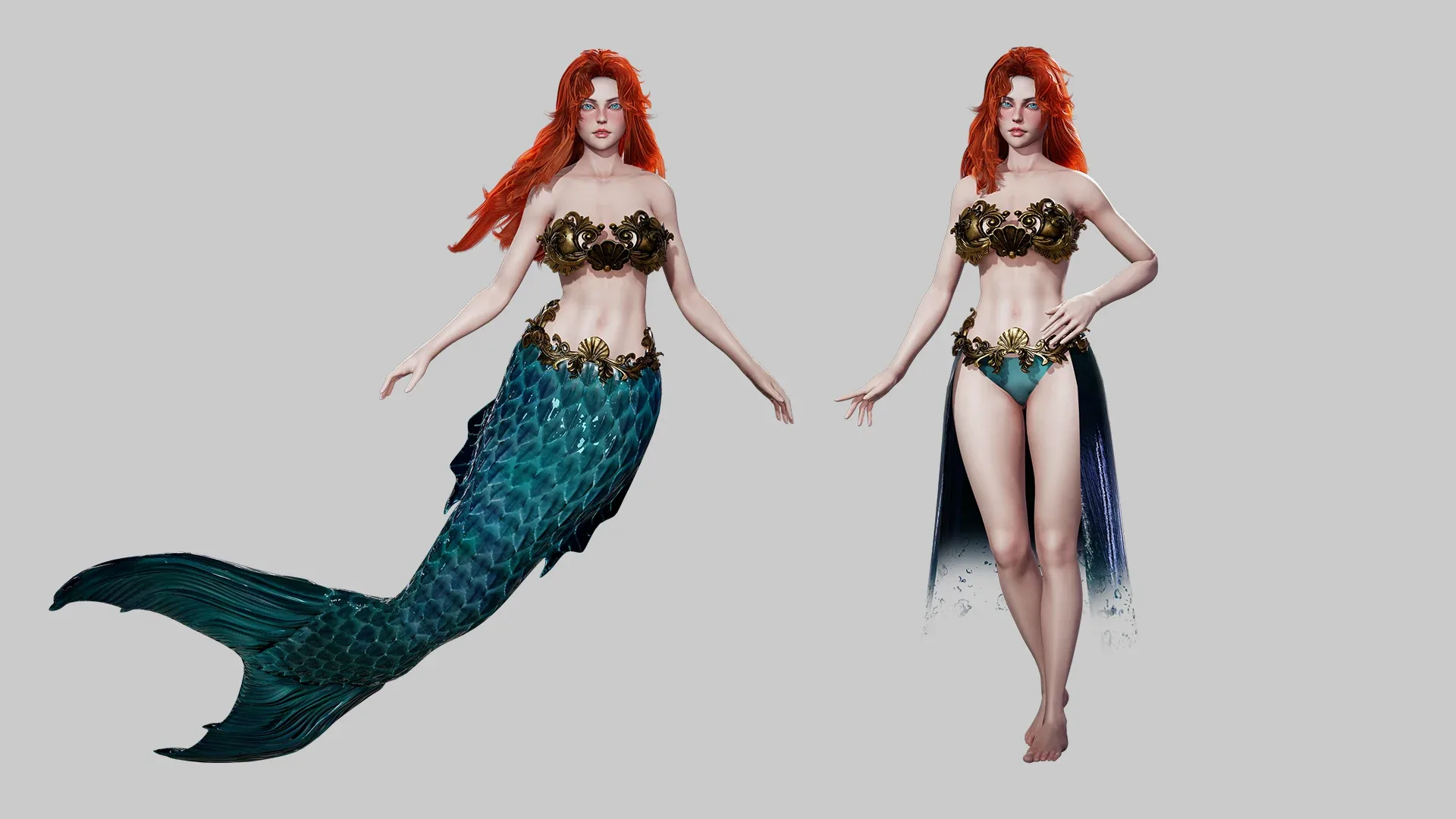 Mermaid - Game Ready