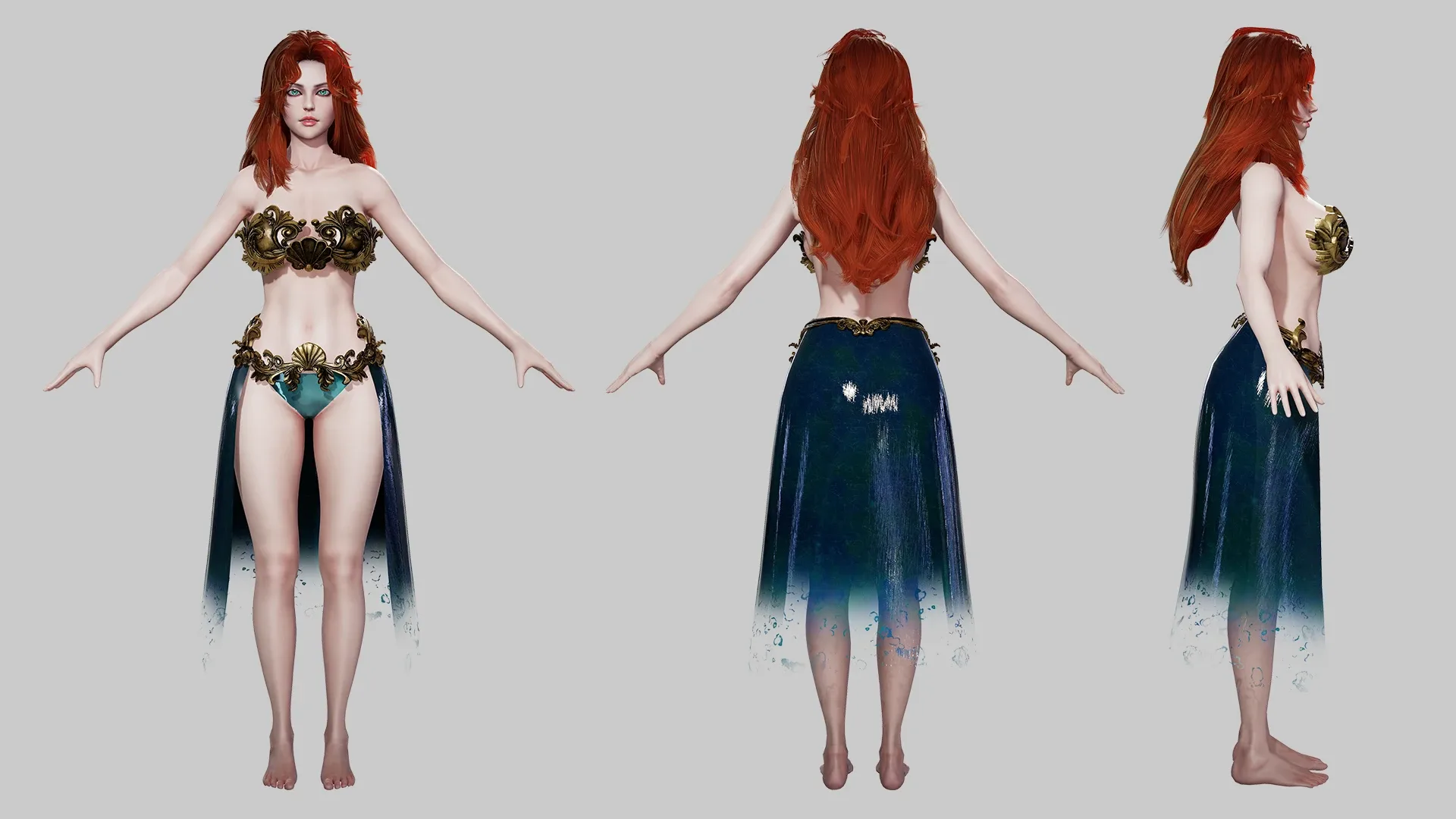 Mermaid - Game Ready
