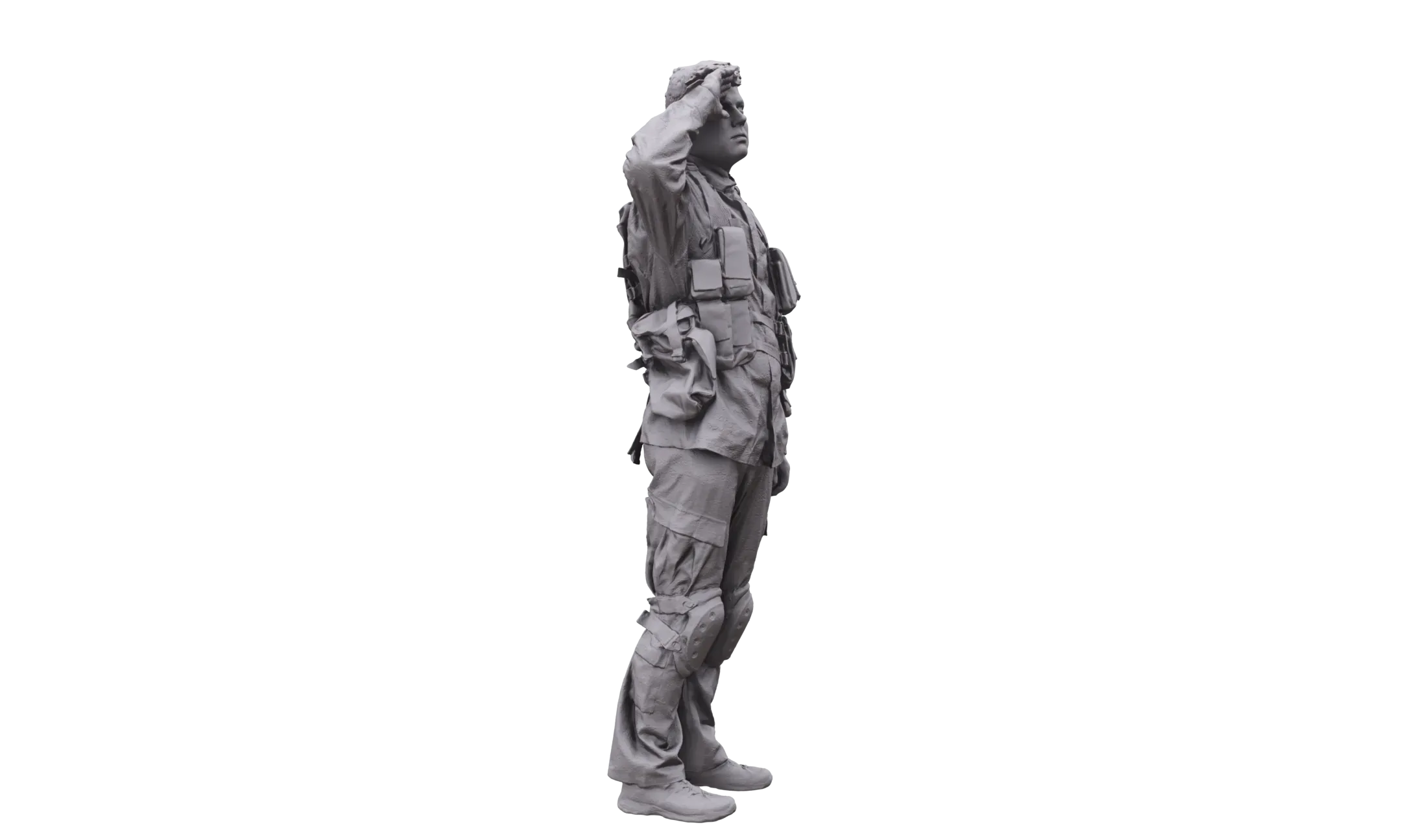 Cleaned Body Scan | 3D Model Michael Howard Standing