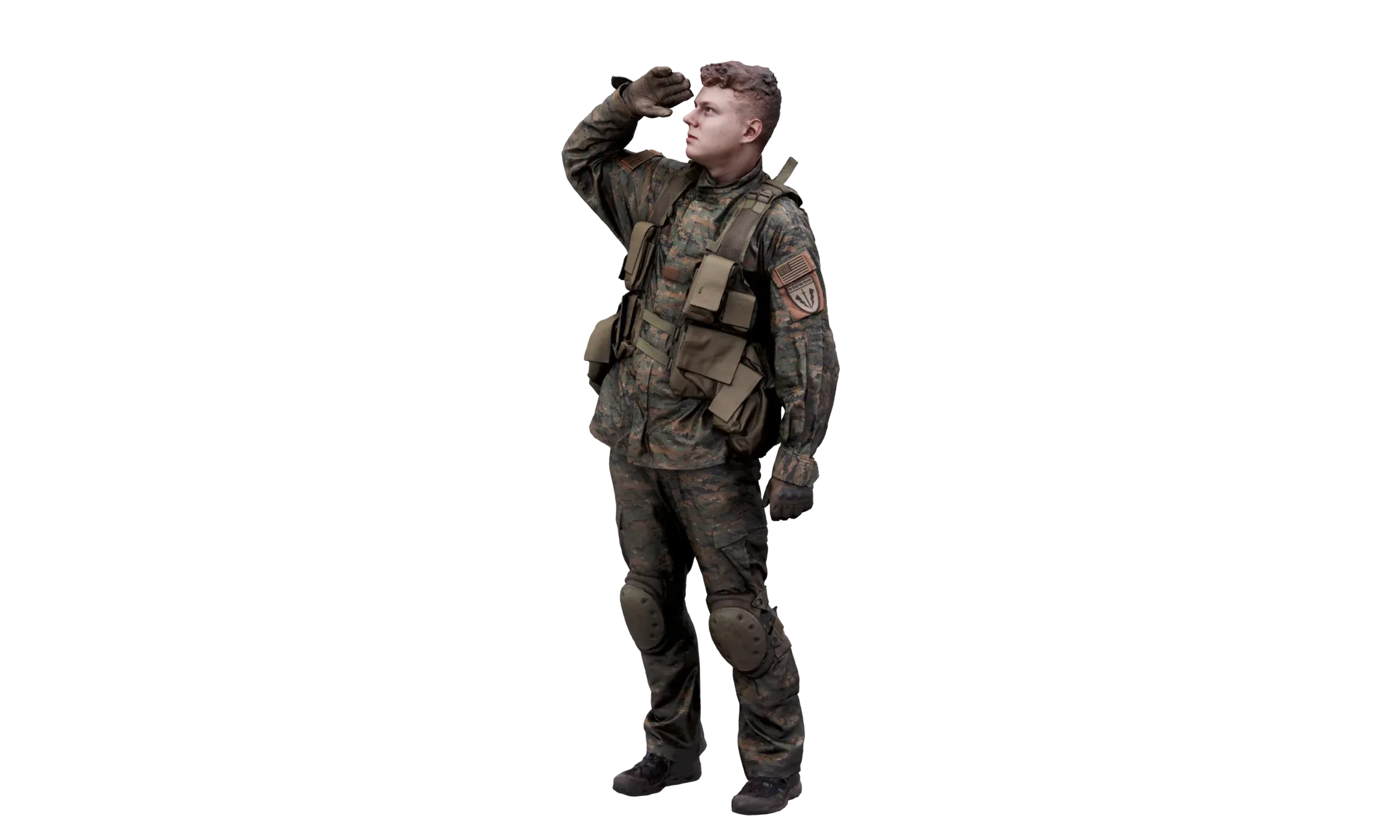 Cleaned Body Scan | 3D Model Michael Howard Standing