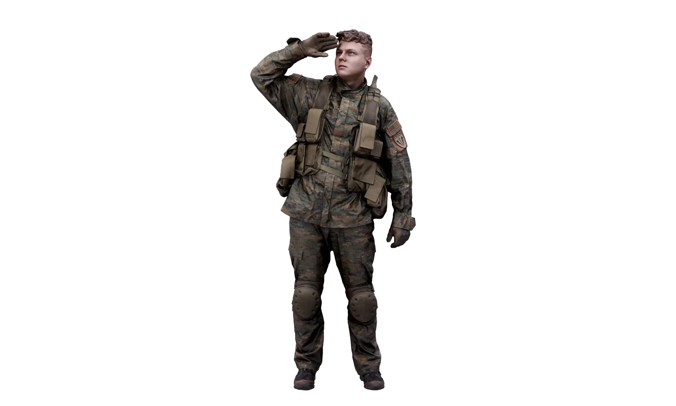 Cleaned Body Scan | 3D Model Michael Howard Standing