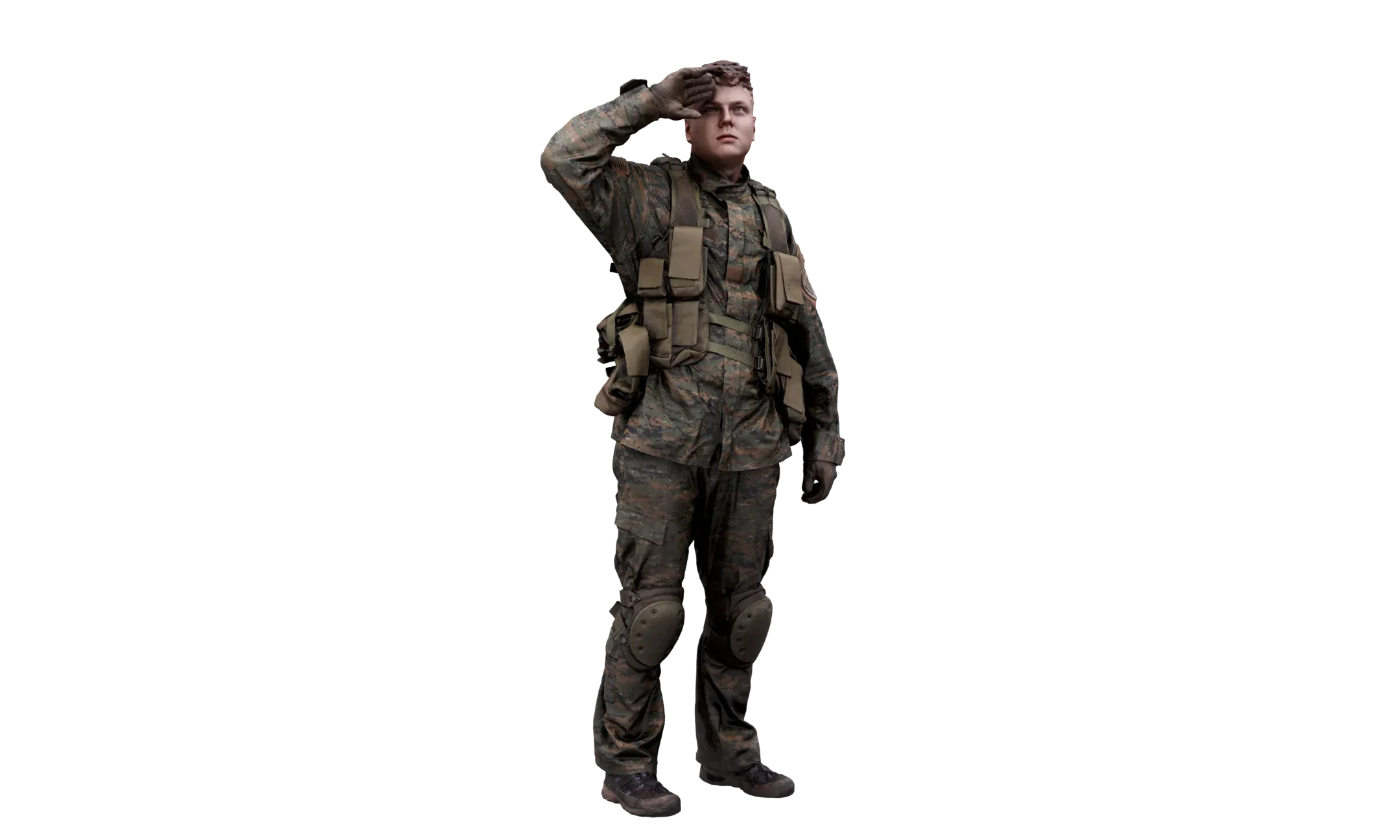 Cleaned Body Scan | 3D Model Michael Howard Standing