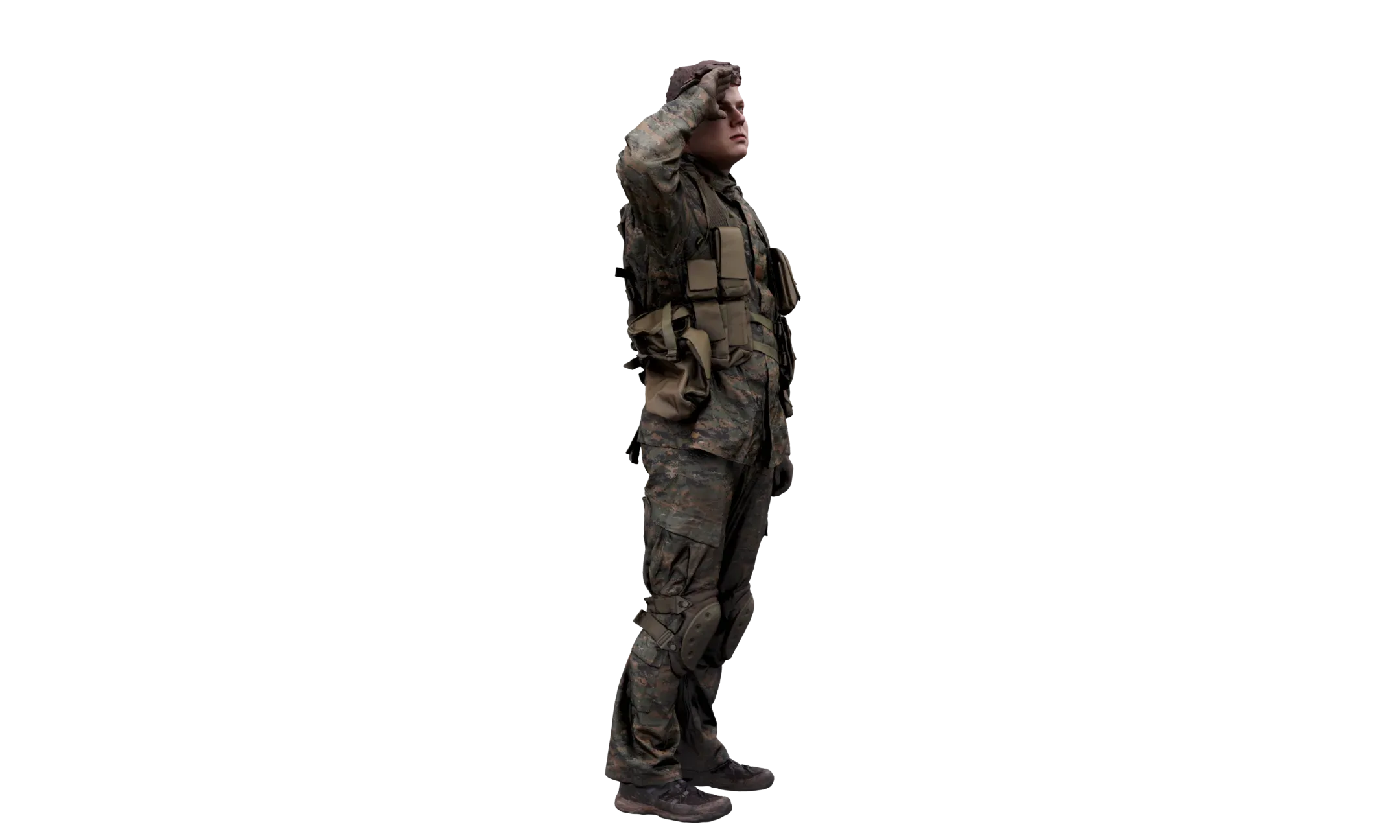 Cleaned Body Scan | 3D Model Michael Howard Standing
