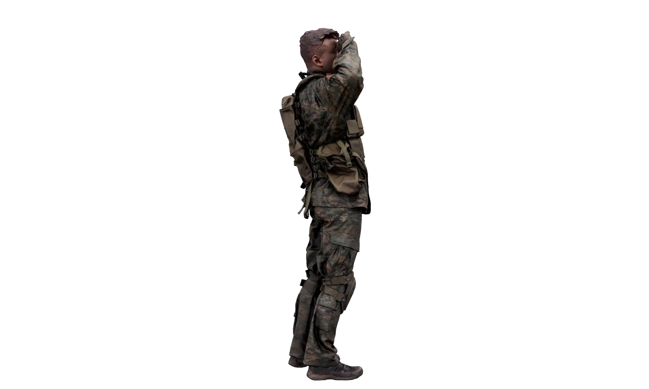 Cleaned Body Scan | 3D Model Michael Howard Standing