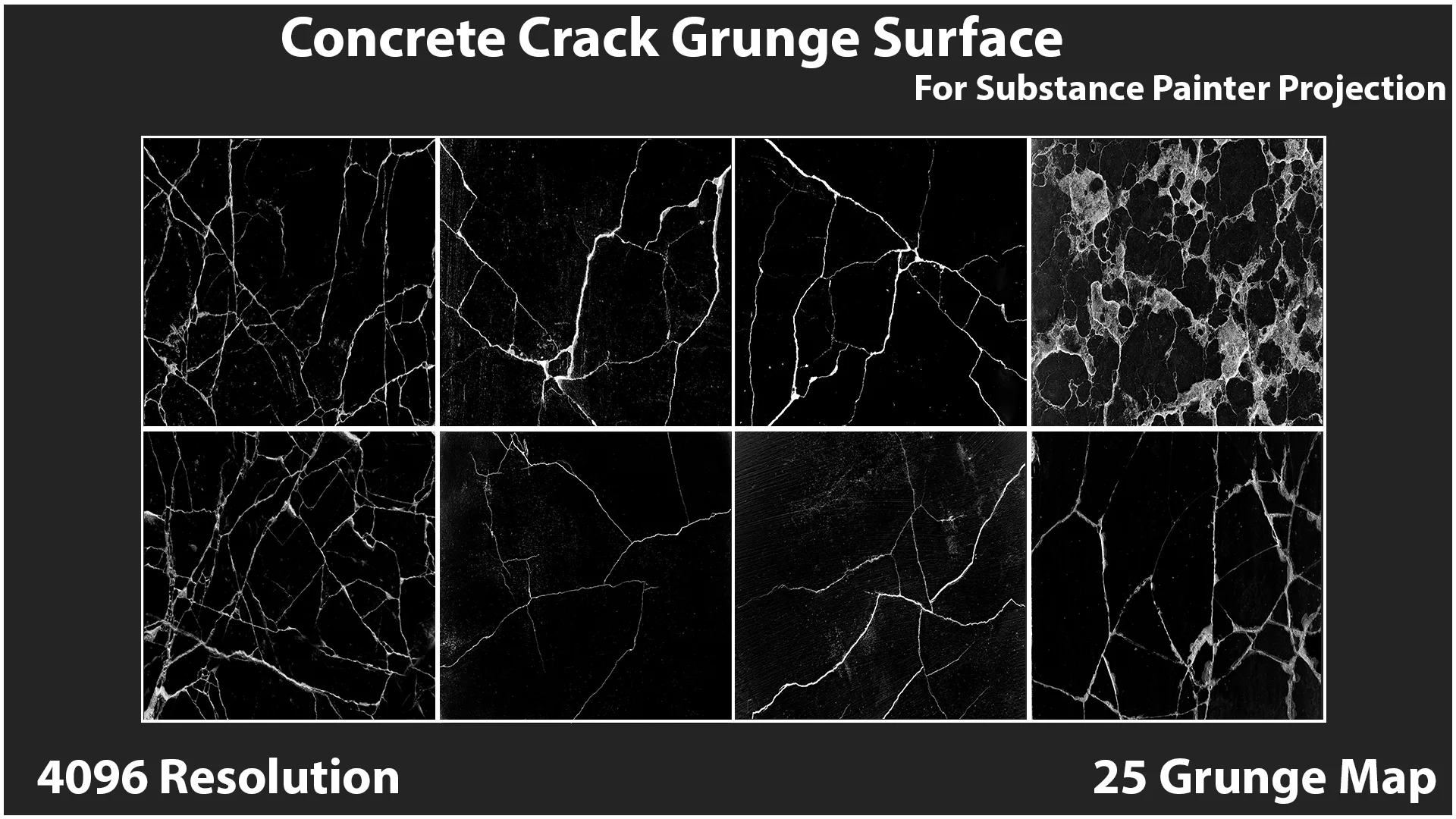 Concrete Crack Grunge Surface