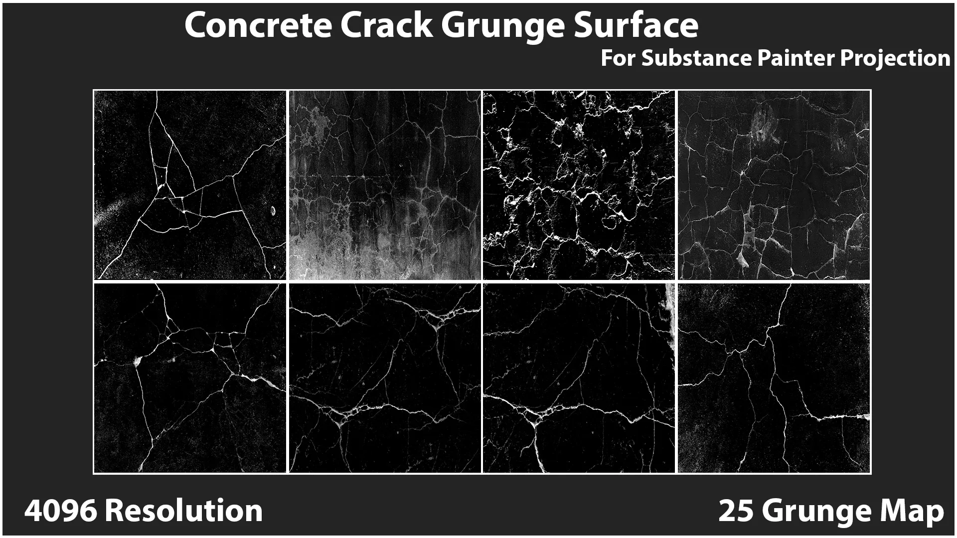 Concrete Crack Grunge Surface