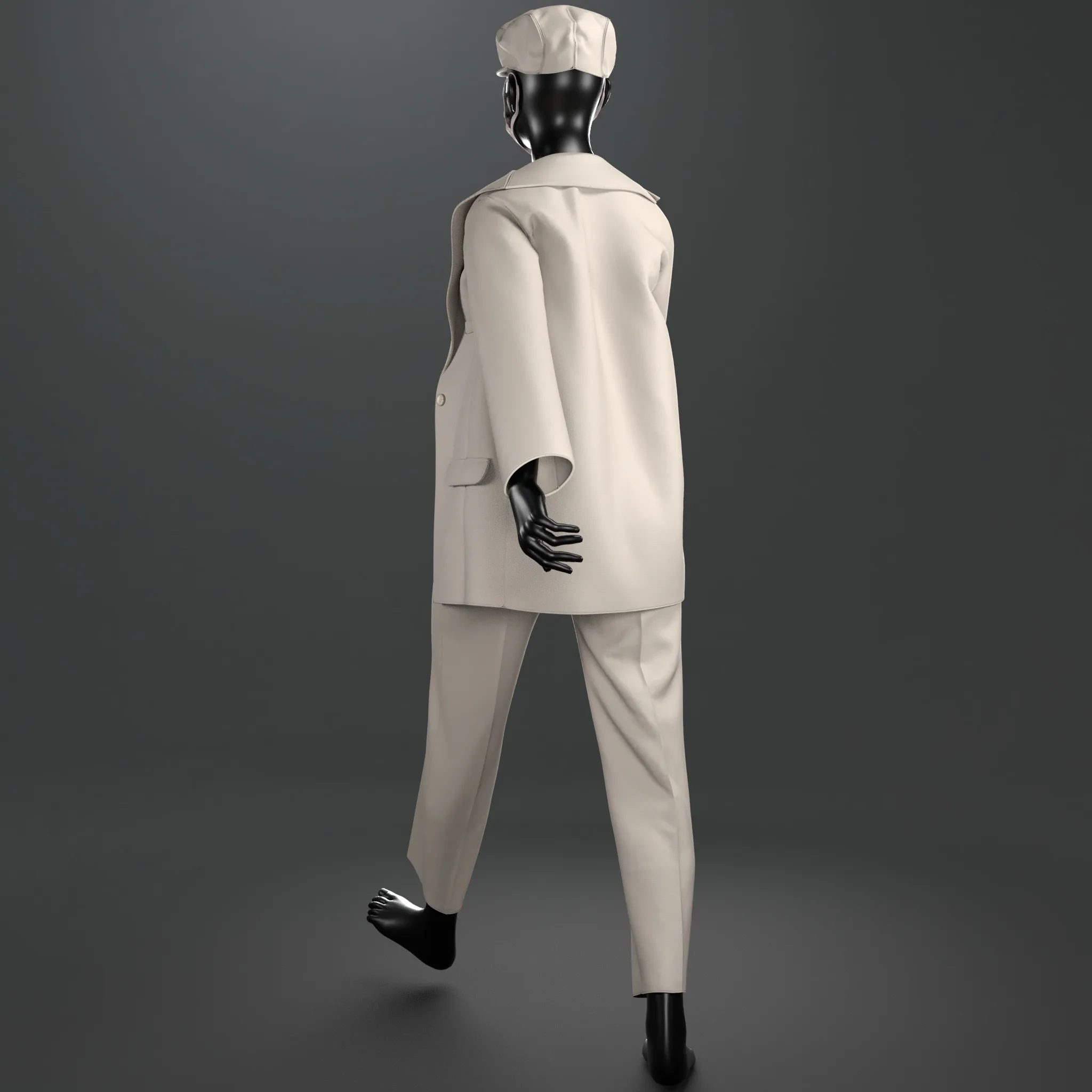 Minimal outfit (Marvelous Designer & Clo3d & FBX & OBJ & Texture)