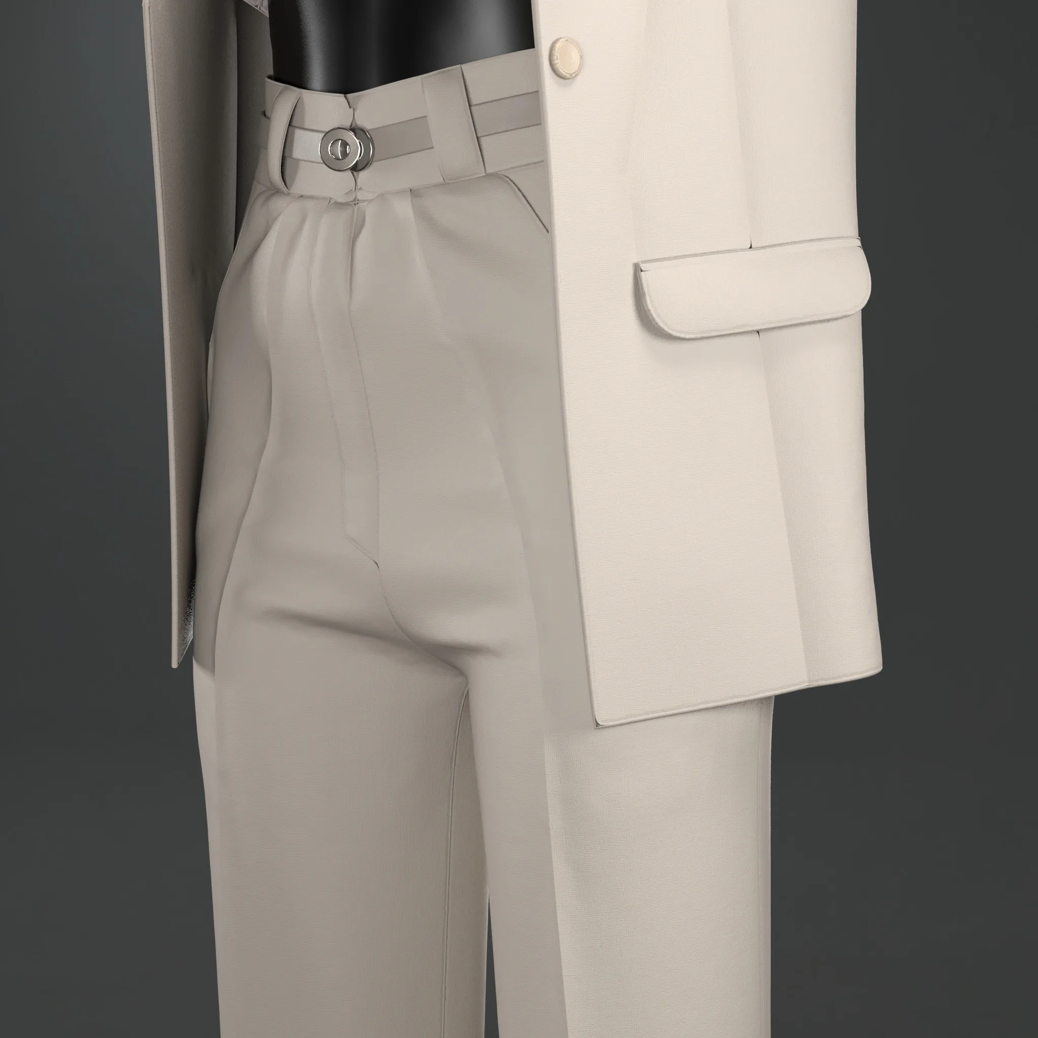 Minimal outfit (Marvelous Designer & Clo3d & FBX & OBJ & Texture)