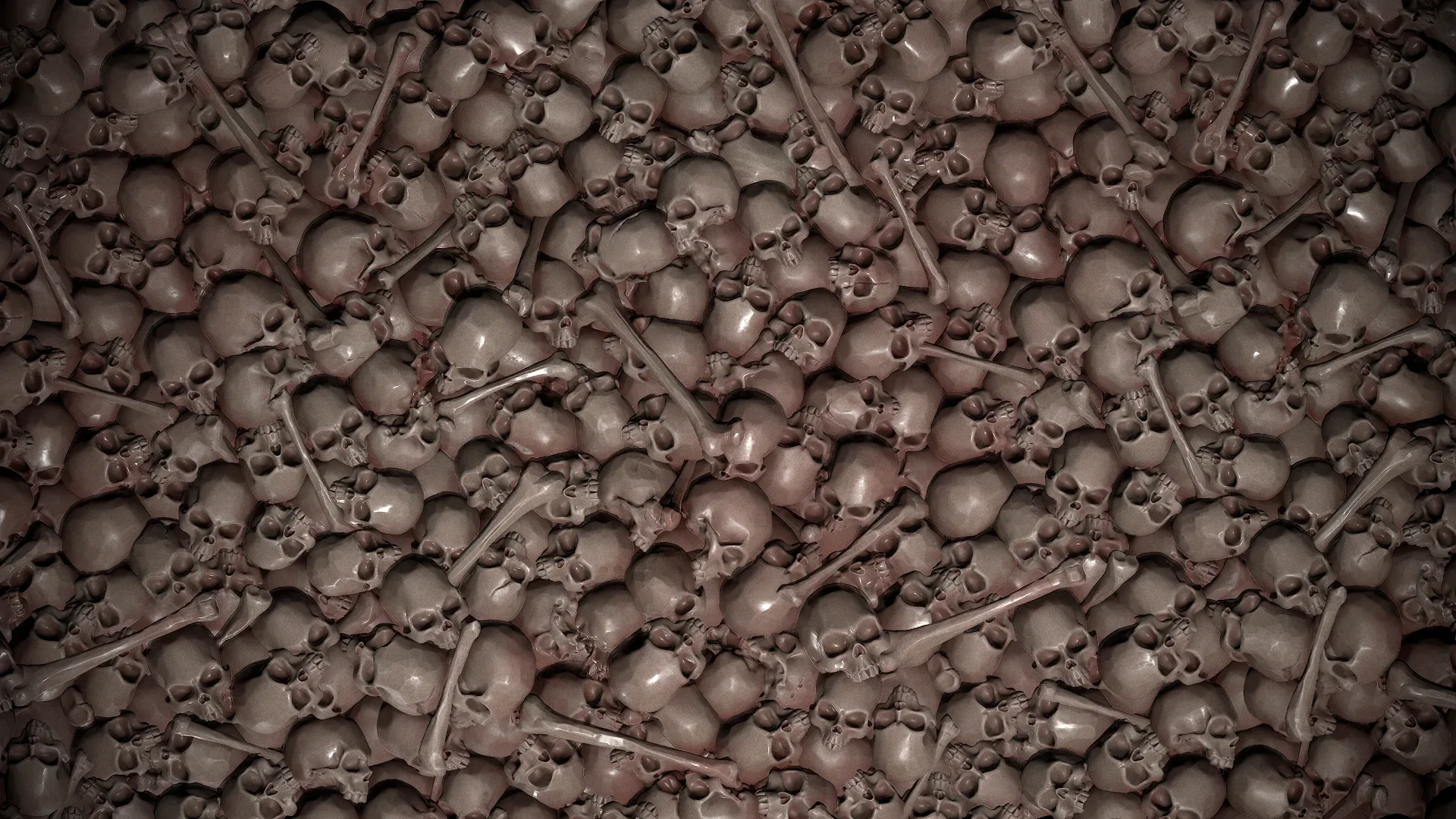 Pile of bloody bones Texture