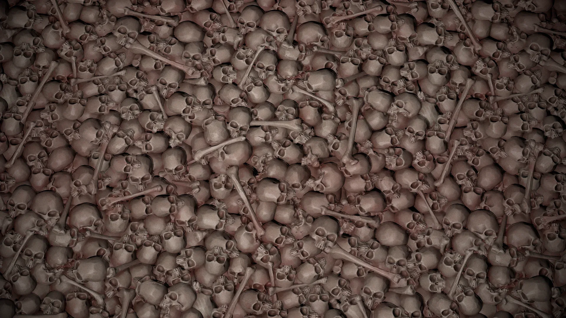 Pile of bloody bones Texture