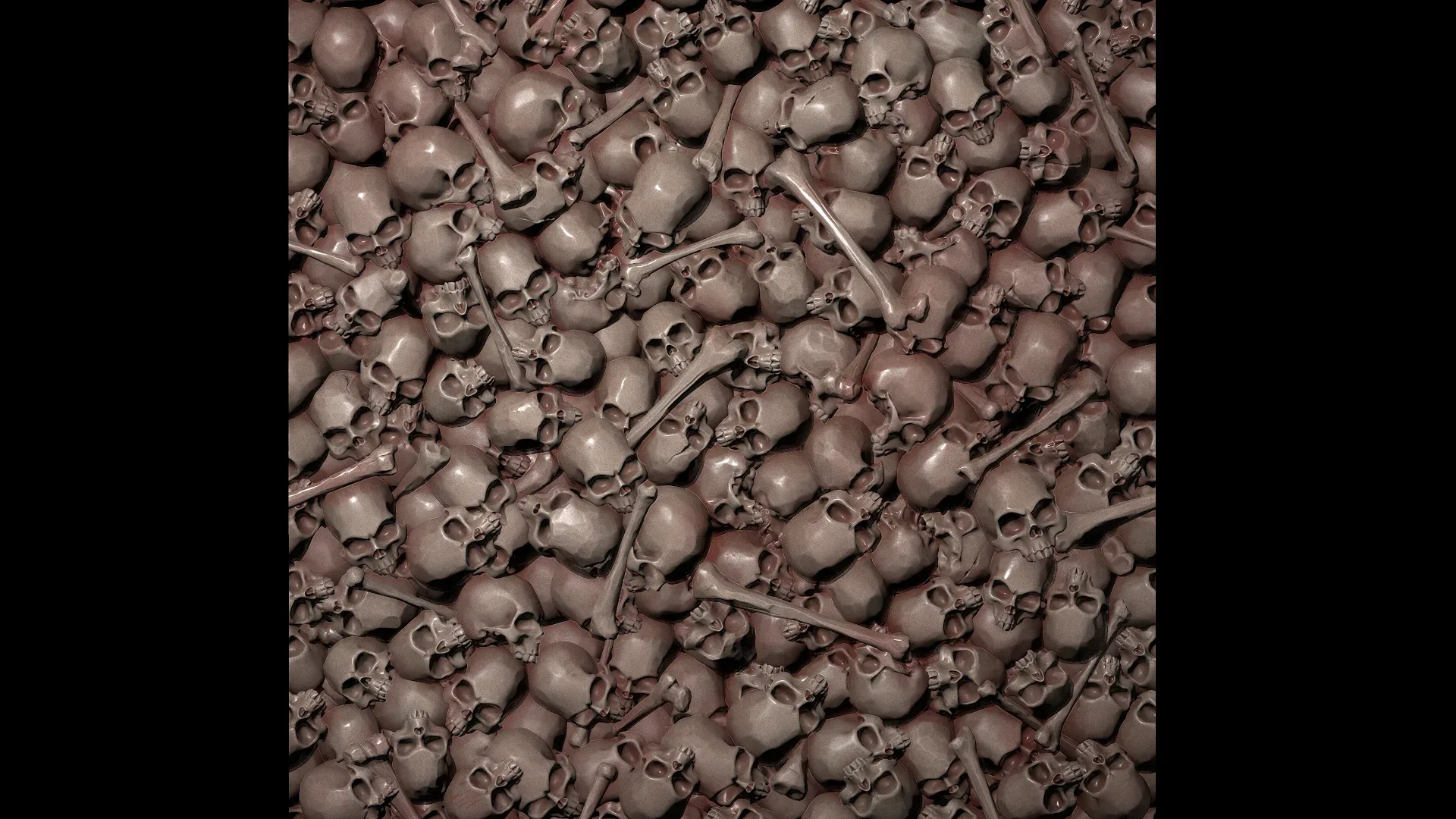 Pile of bloody bones Texture