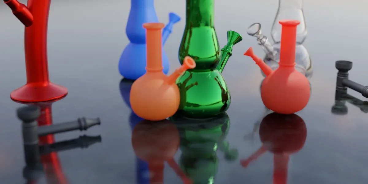 Bongs 3D Model Collection